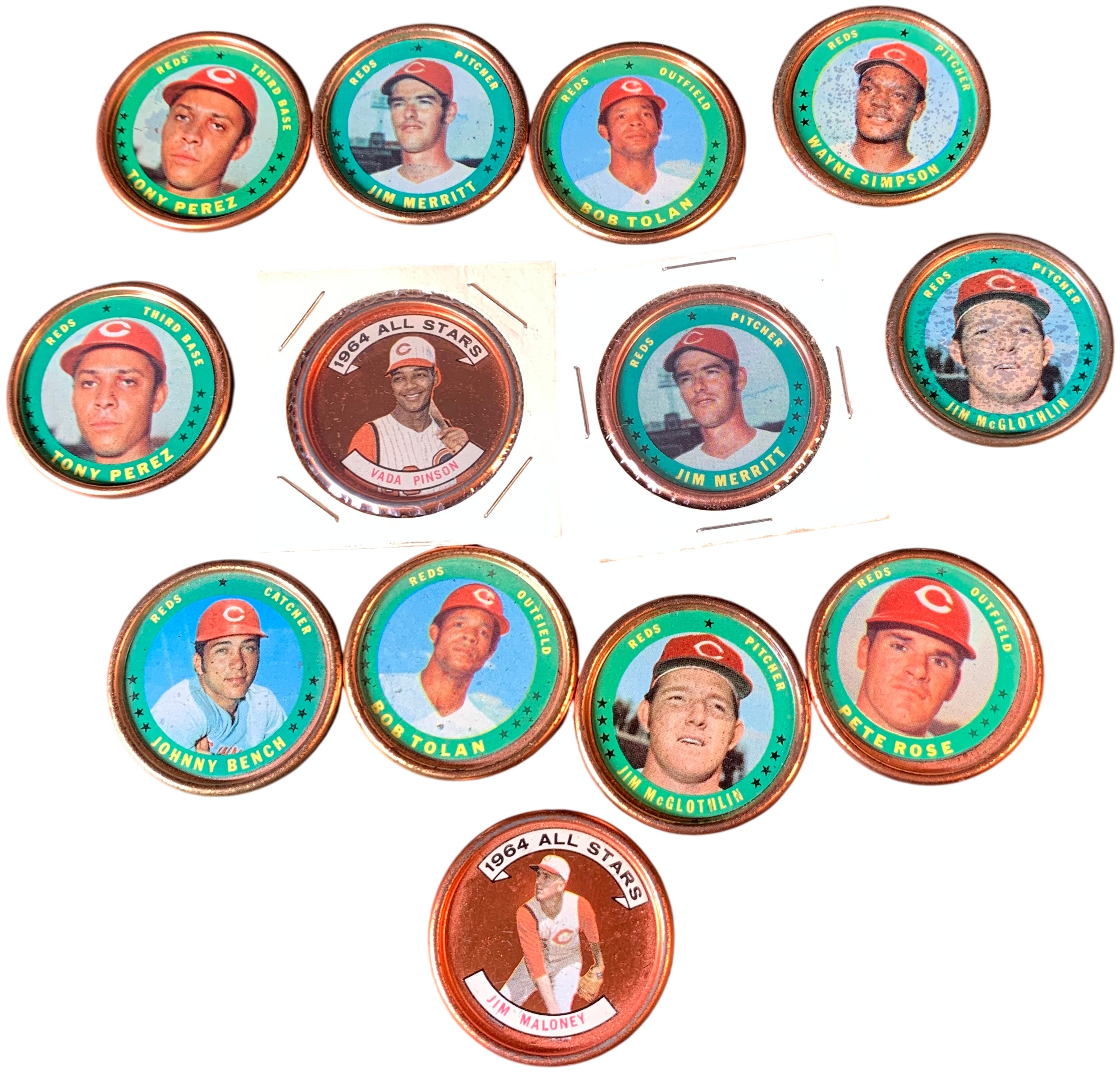 Lot 18076 - A Collection of Vintage Cincinnati Reds Topps Baseball ...