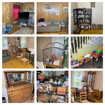 A Large Collection of American Estate Furniture, Collectibles, and Household Goods. First floor 