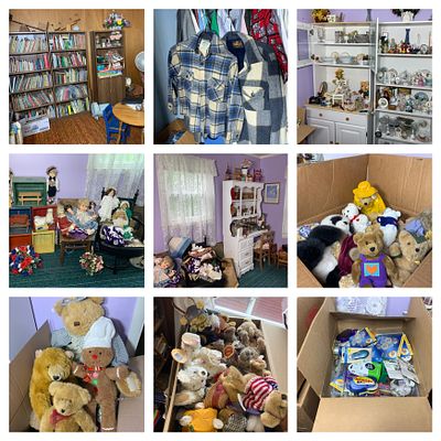 A Large Collection of Vintage Toys Books and Estate Items. Second floor, upstairs A large estate 