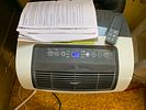 GE 6000 BTU Window Air Conditioner and Idylis Portable Air Conditioner. A GE 6,000 BTU window Image - 5