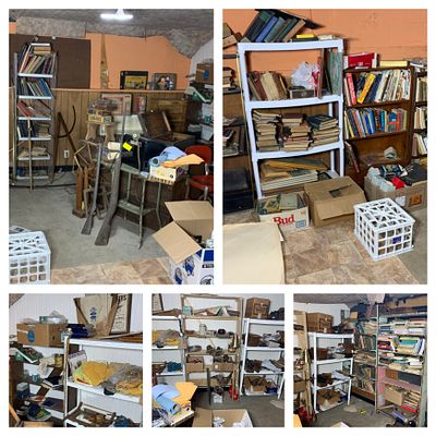 Large Collection of Antique Tools Civil War Ephemera and Books. A vast assortment of antique 