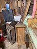 An Assortment of American Primitive Furniture, Antique Tools, and Household Collectibles. Garage Image - 11