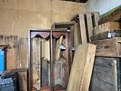 An Assortment of American Primitive Furniture, Antique Tools, and Household Collectibles. Garage Image - 10