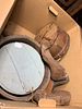 An Assortment of American Primitive Furniture, Antique Tools, and Household Collectibles. Garage Image - 36