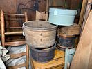 An Assortment of American Primitive Furniture, Antique Tools, and Household Collectibles. Garage Image - 37
