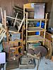 An Assortment of American Primitive Furniture, Antique Tools, and Household Collectibles. Garage Image - 42
