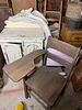An Assortment of American Primitive Furniture, Antique Tools, and Household Collectibles. Garage Image - 47