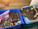 An Assortment of American Primitive Furniture, Antique Tools, and Household Collectibles. Garage Image - 50
