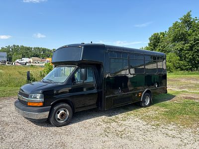 2016 Chevrolet Express 4500 Champion StarTrans Senator 14-Passenger Diesel Shuttle Bus. Cash or 