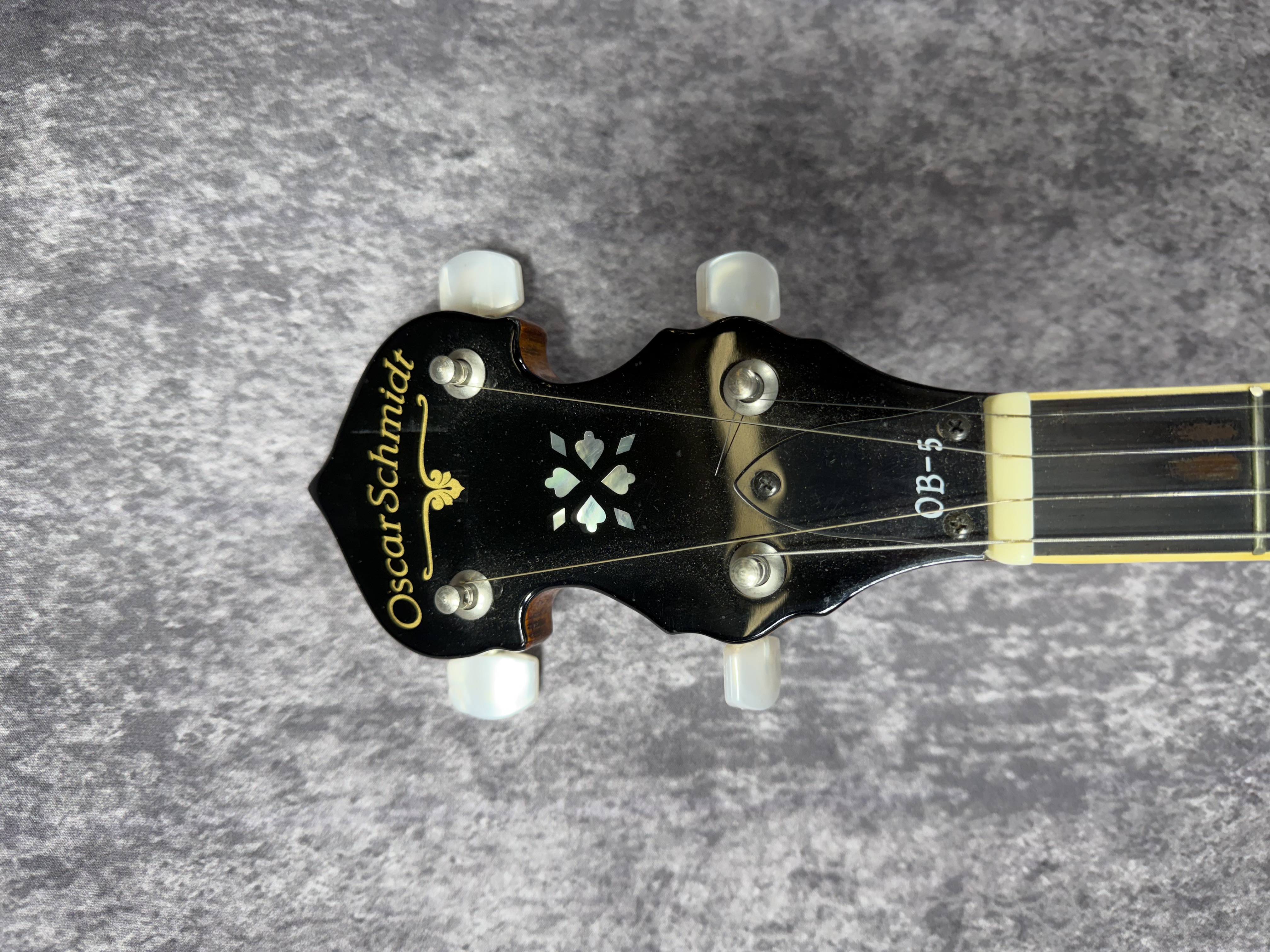 Oscar Schmidt OB-5 5-String Resonator Banjo with Gig Bag and Accessories