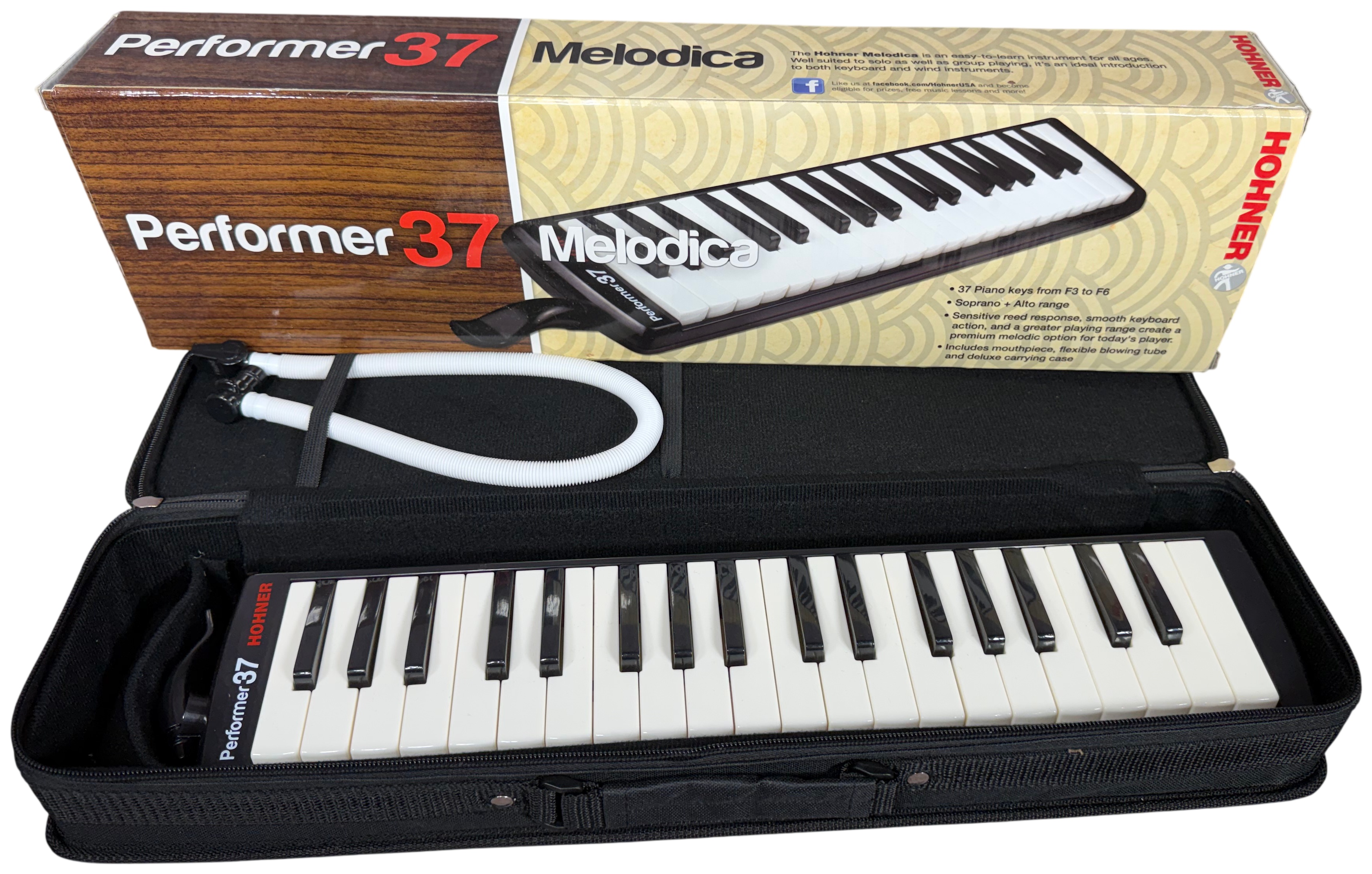 Hohner Performer 37-Key Melodica with Case and Accessories