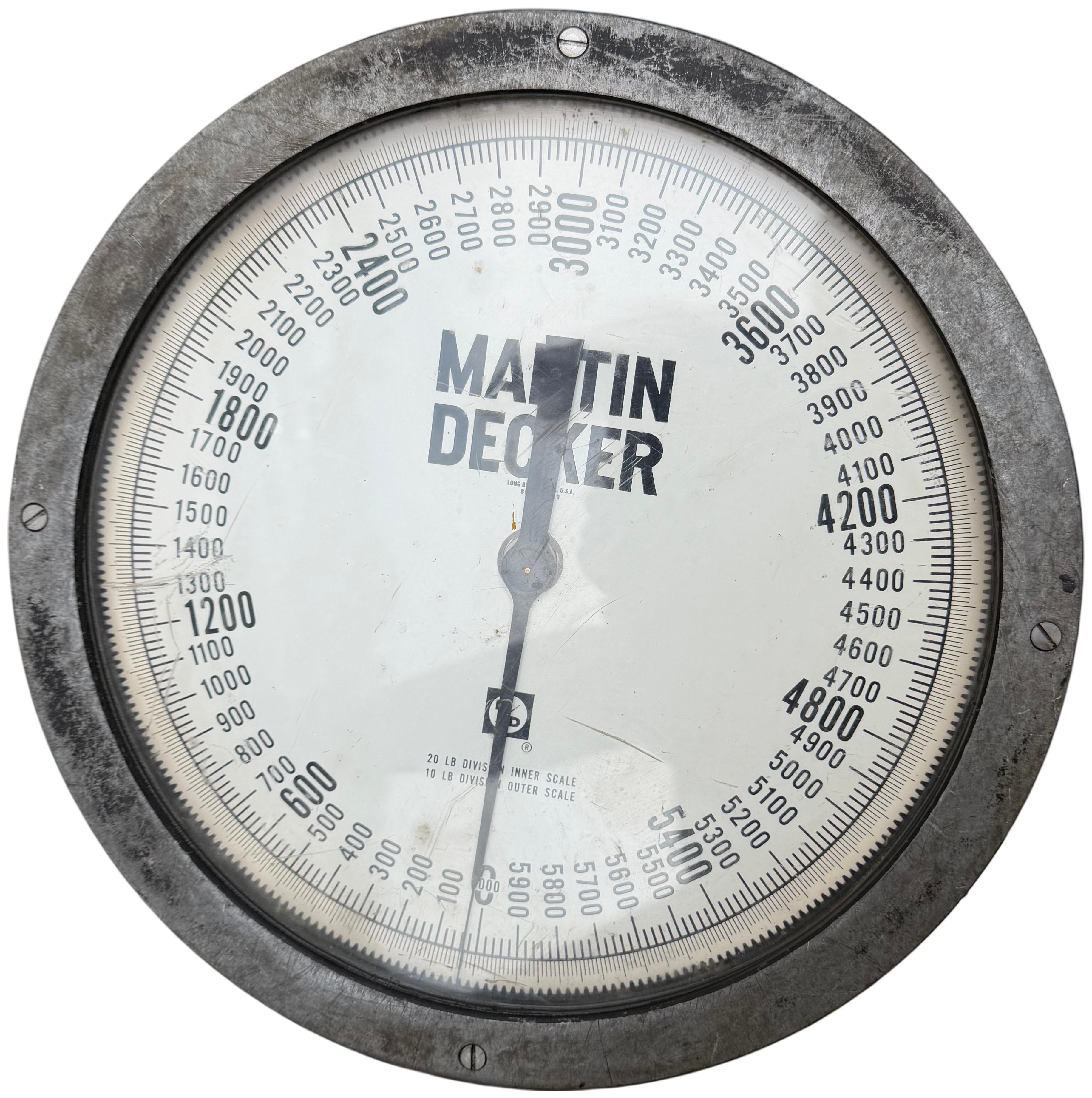 Martin-Decker 6000 lb Capacity Industrial Tension Hanging Scale