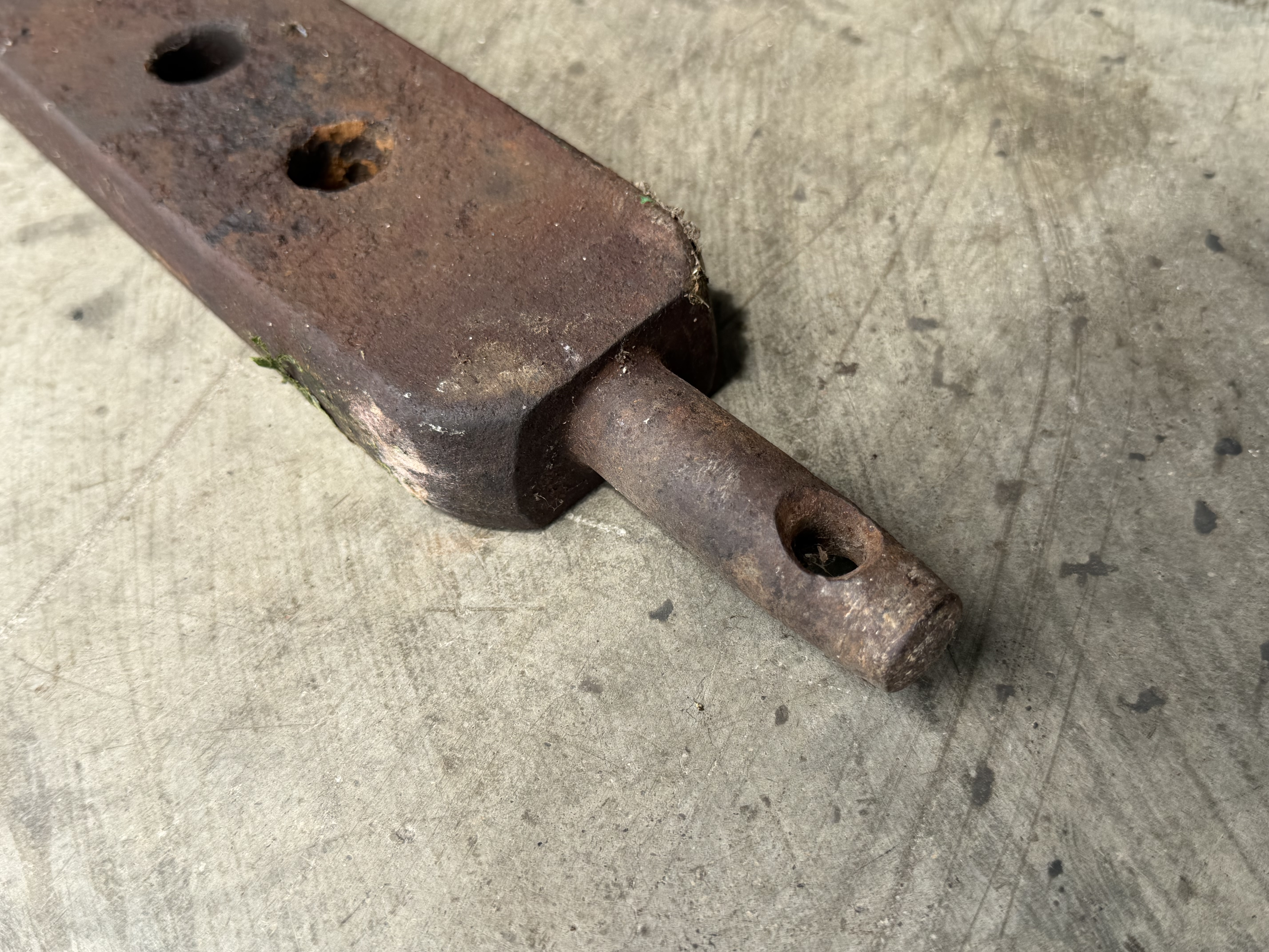 Vintage Steel 11-Hole 3-Point Hitch Tractor Drawbar