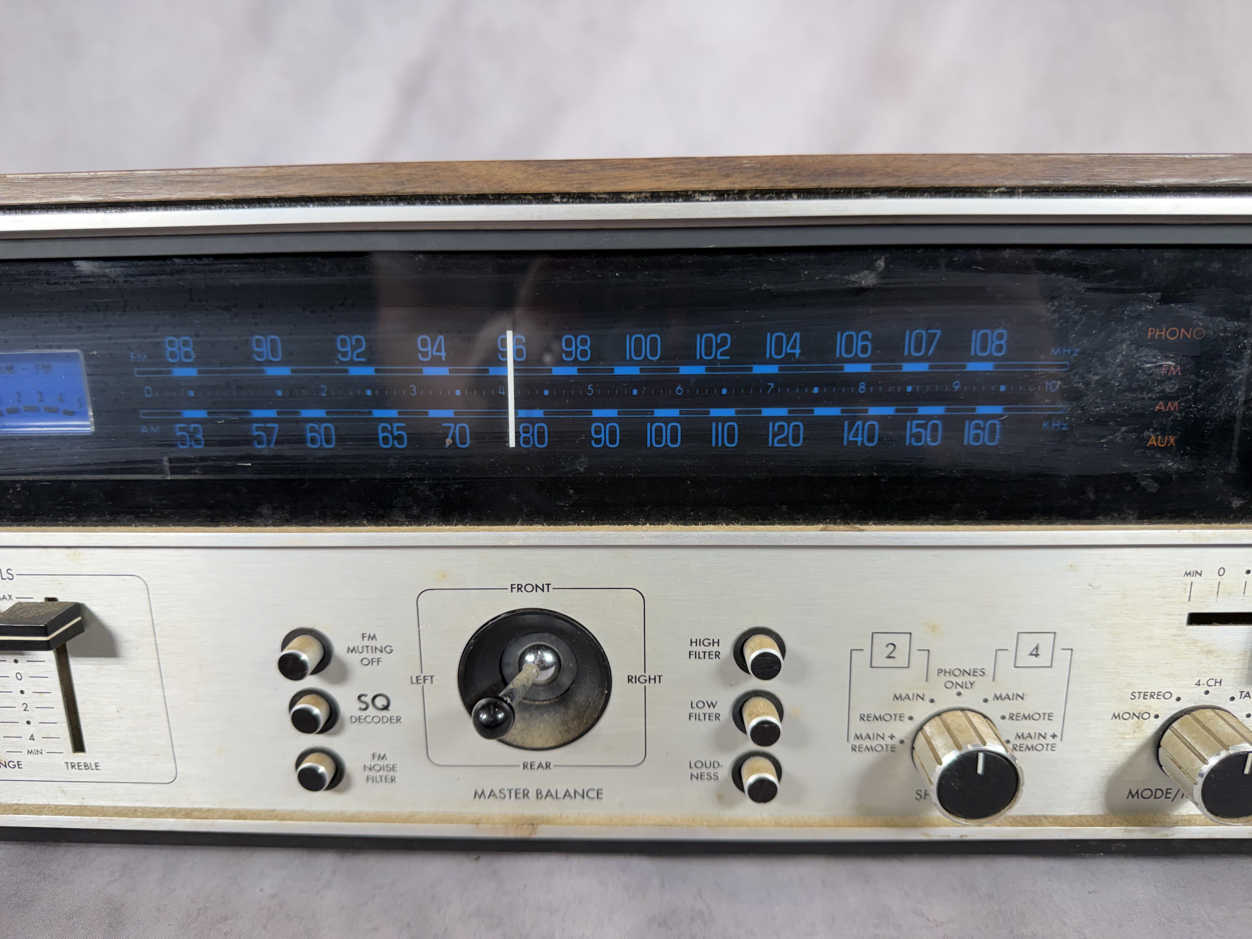 Fisher Model 404 Wide-Surround 2/4-Channel Convertible Stereo Receiver