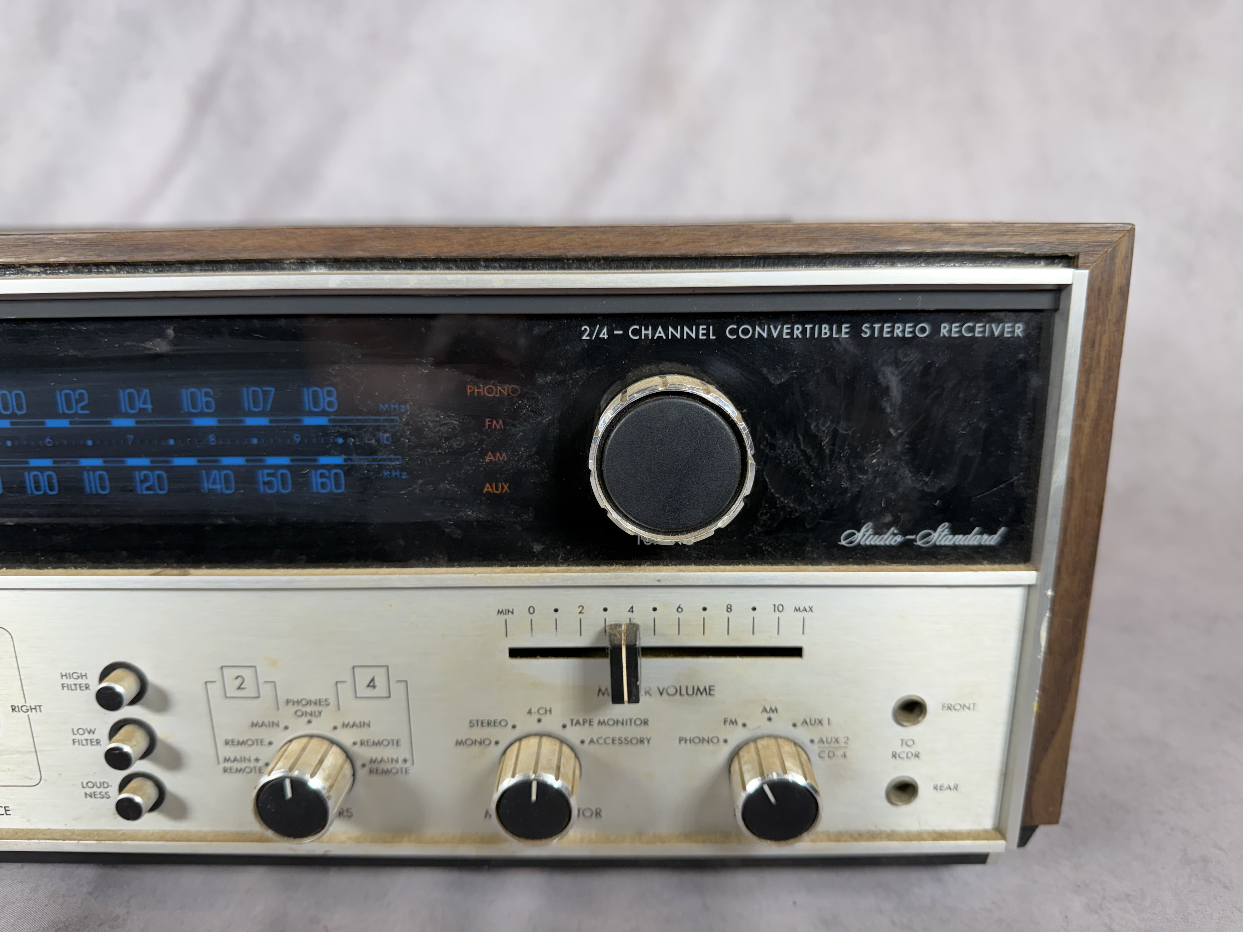Fisher Model 404 Wide-Surround 2/4-Channel Convertible Stereo Receiver