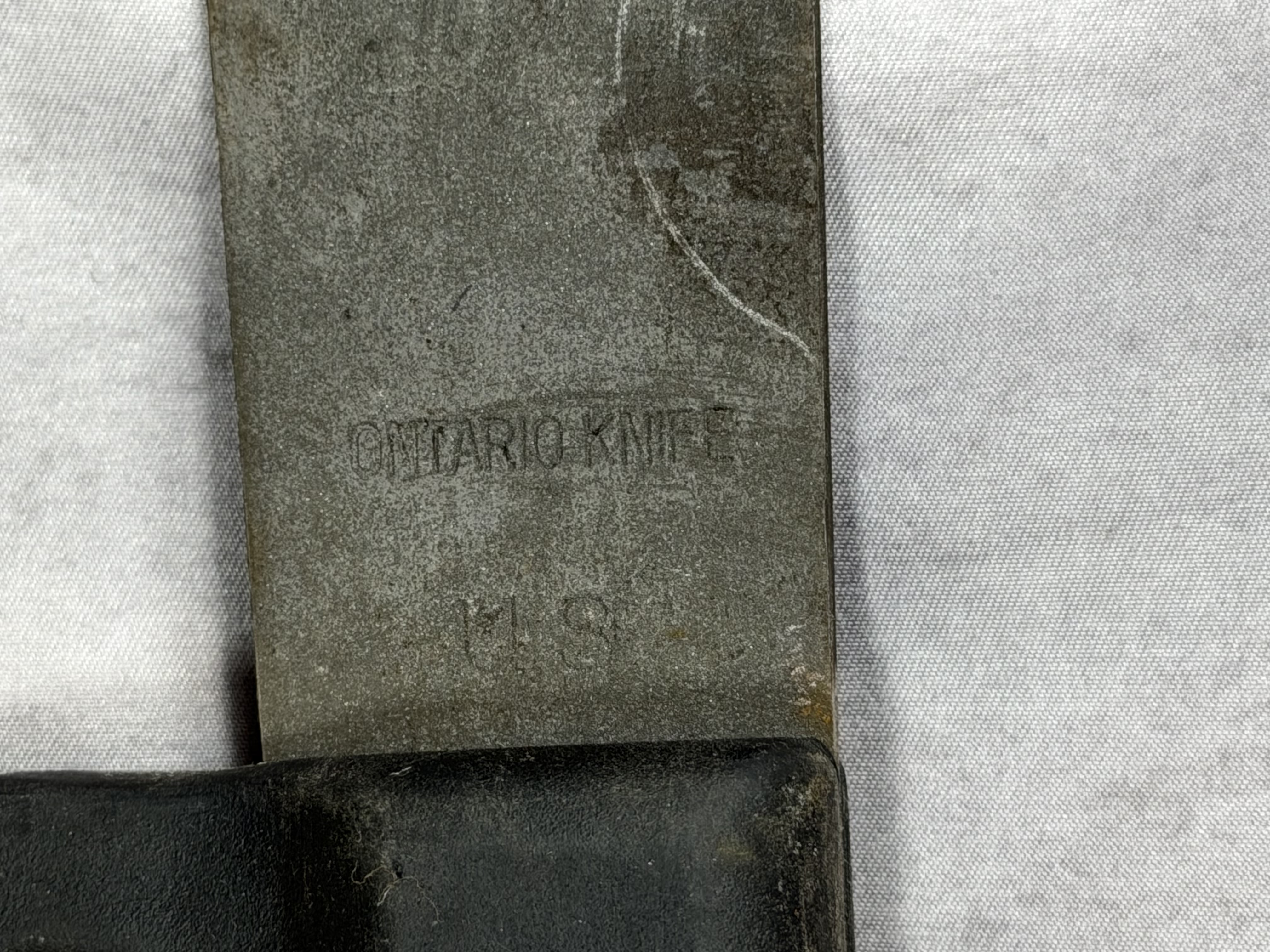 Ontario Knife Company D-Handle Machete with Canvas Sheath