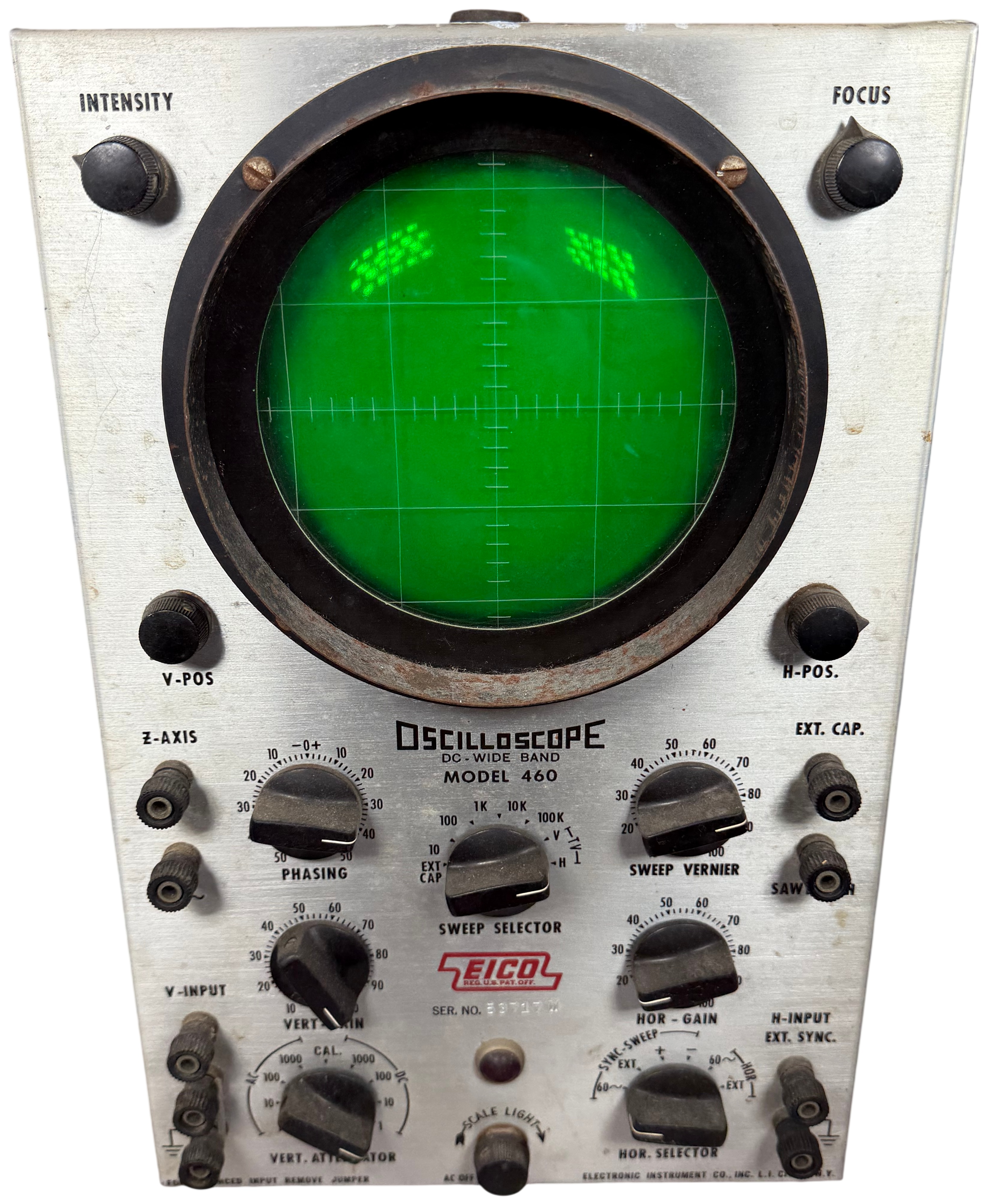 Vintage EICO Model 460 DC-Wide Band Oscilloscope