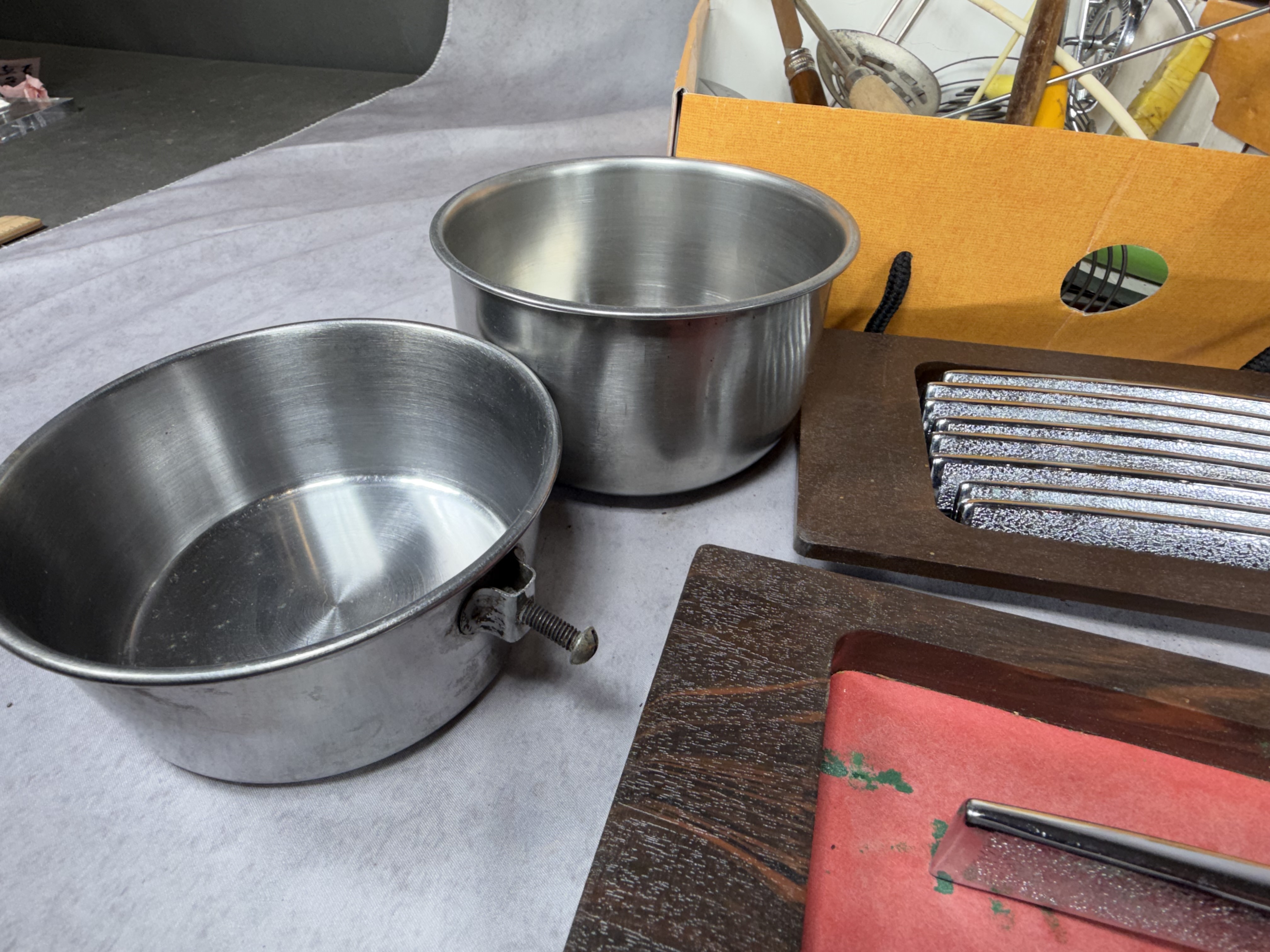 An Assortment of Vintage Mid-Century Modern Kitchenware and Tableware Including West Bend and Carvel Hall