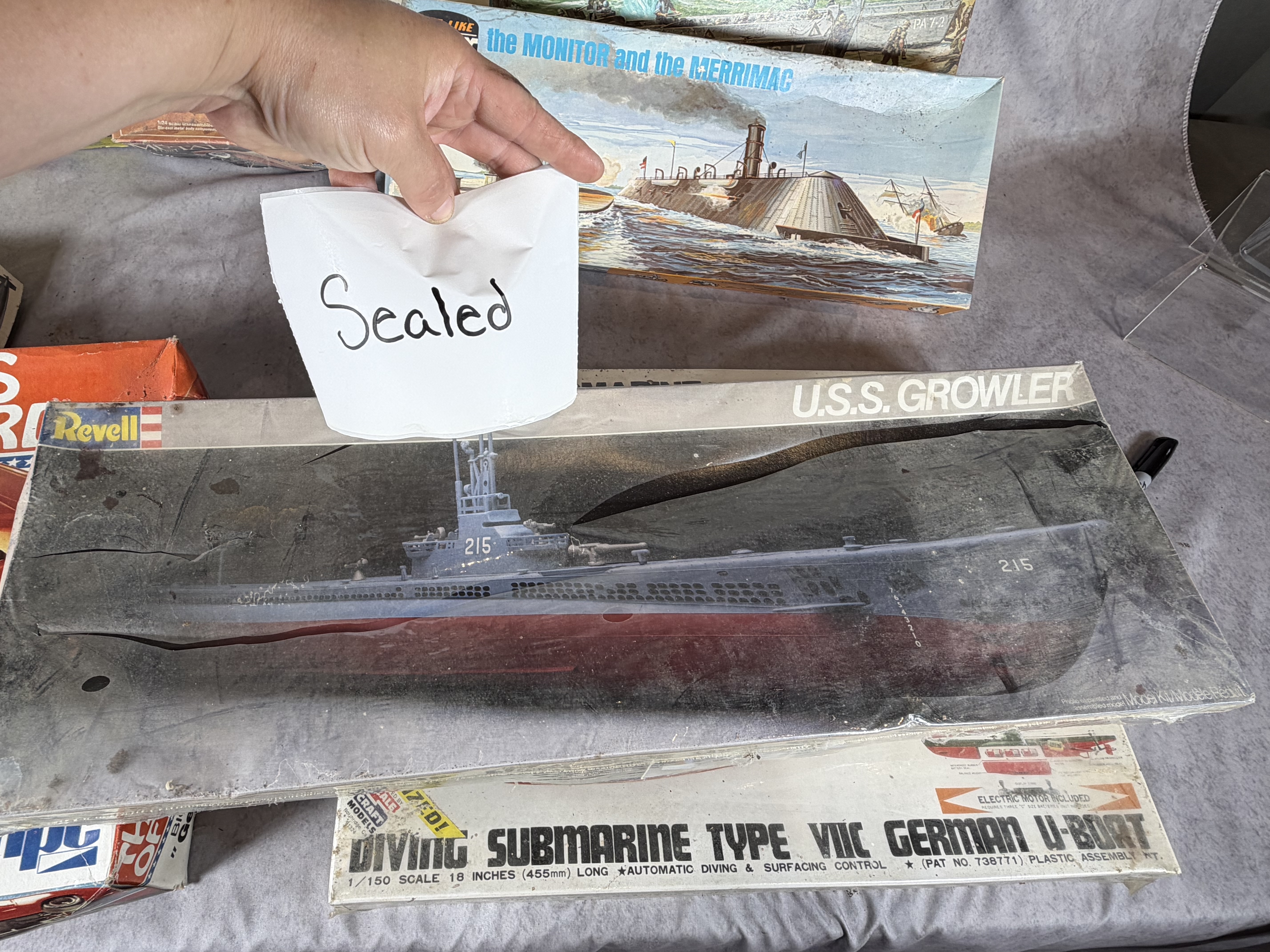 An Assortment of Vintage Model Kits and Outdoor Accessories by MPC, AMT, Monogram, and Others