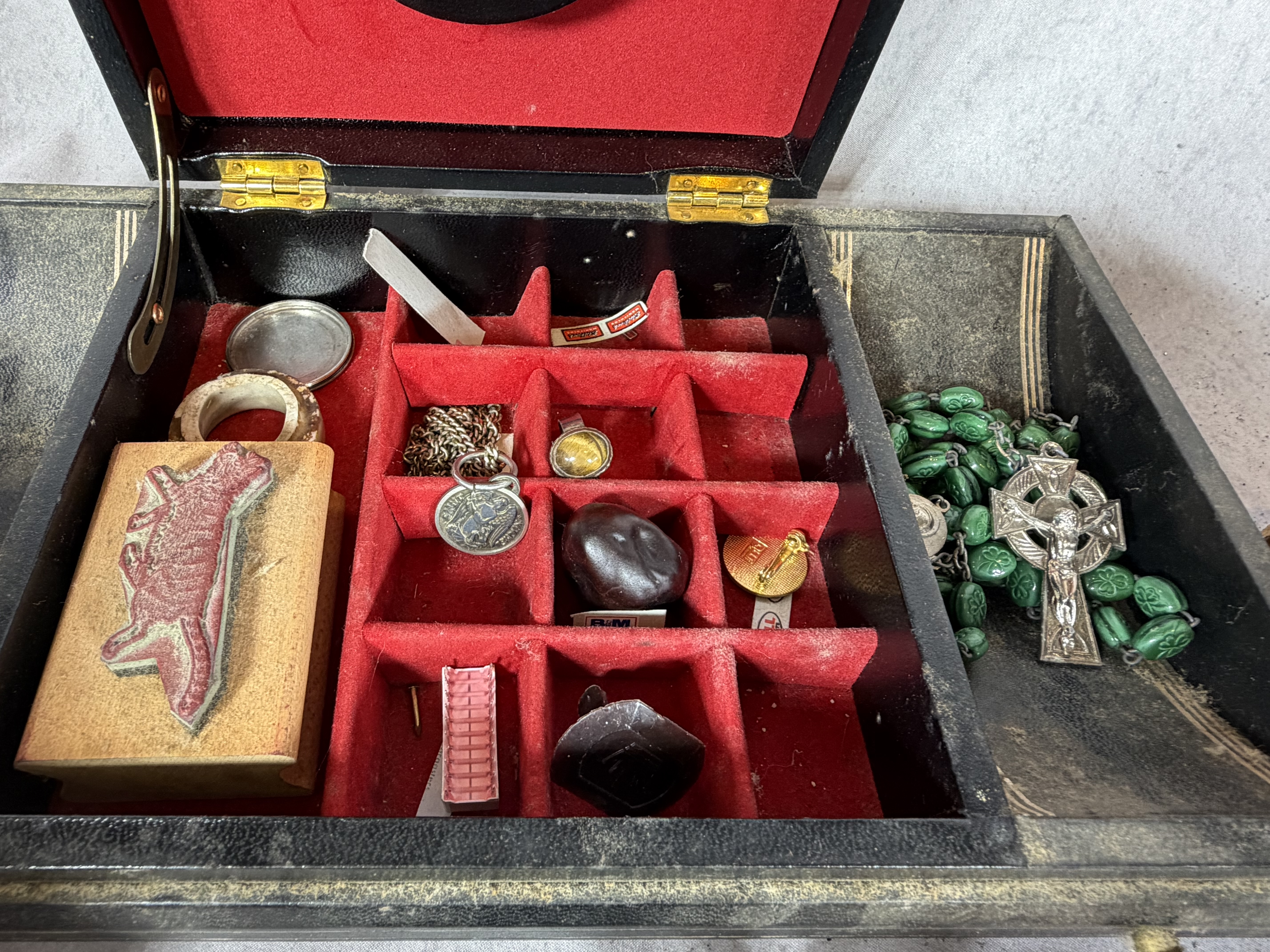 An Assortment of Vintage Scouting Memorabilia, Sony Walkman, and Various Collectibles