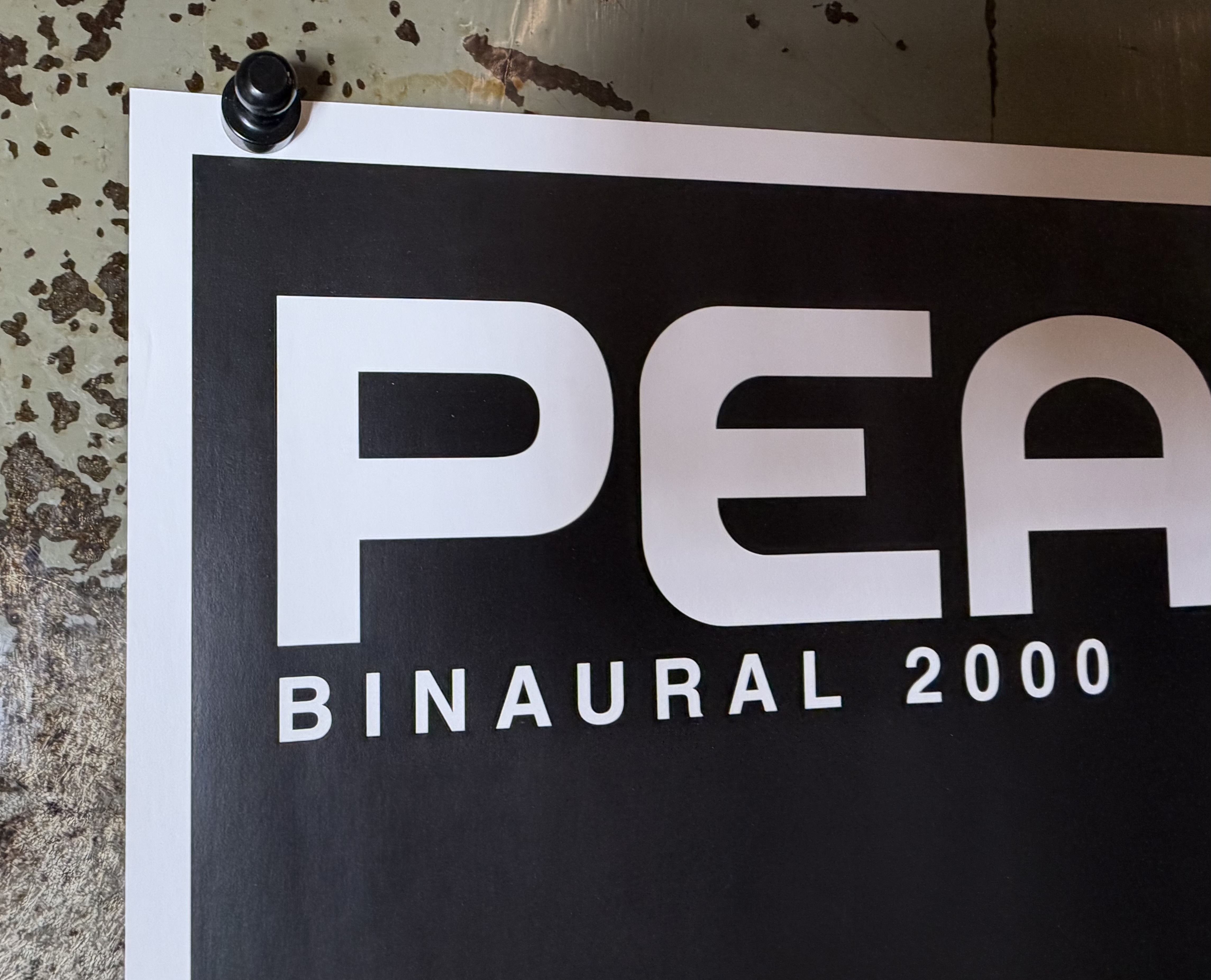 Pearl Jam Binaural 2000 North American Tour Poster