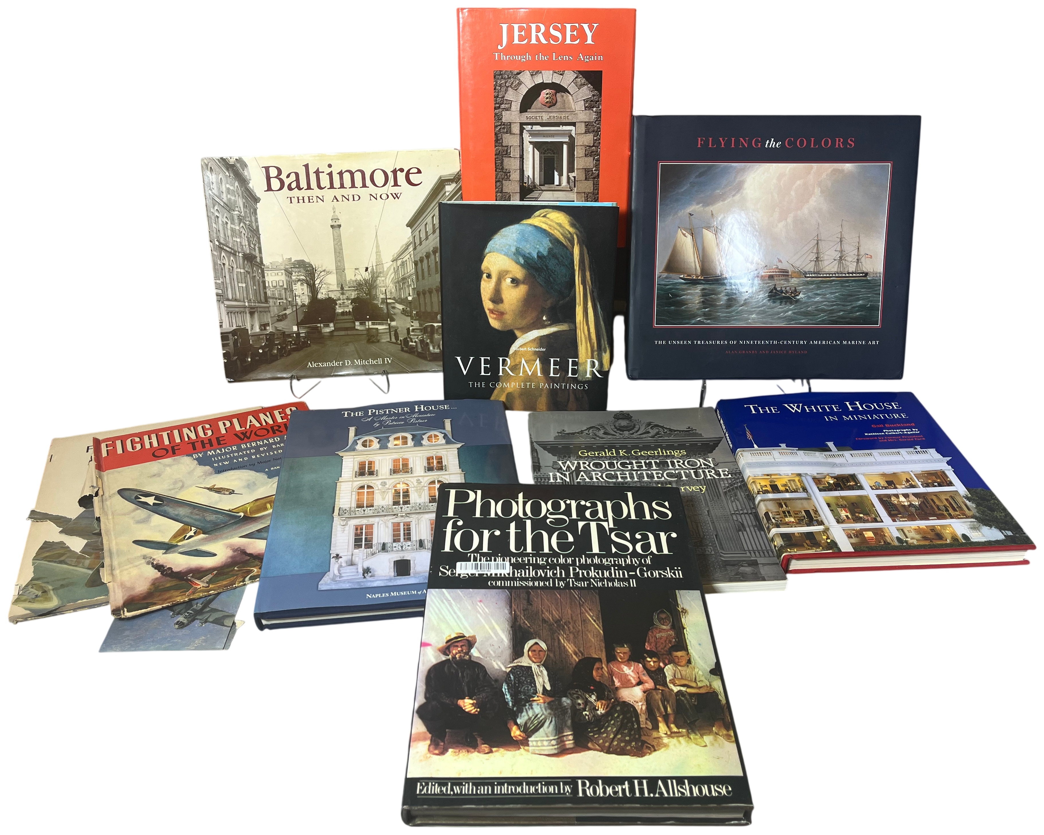 A Collection of Books on Art History, Photography, Architecture, and Aviation. Various, 1940-2009. (DJ)