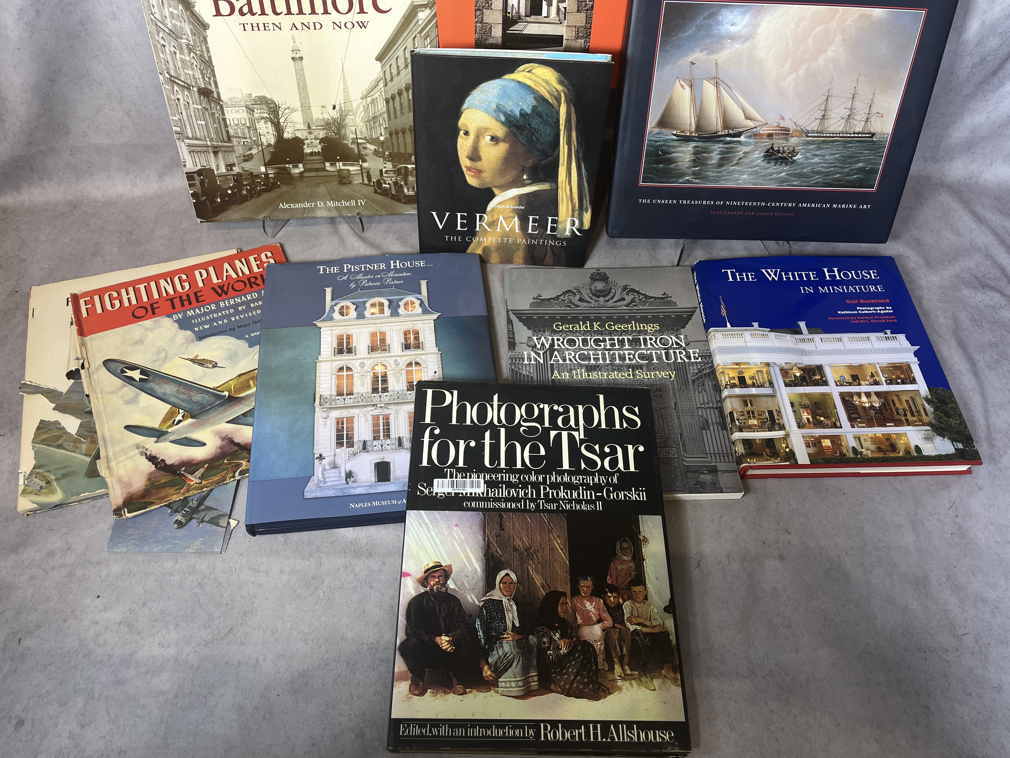 A Collection of Books on Art History, Photography, Architecture, and Aviation. Various, 1940-2009. (DJ)