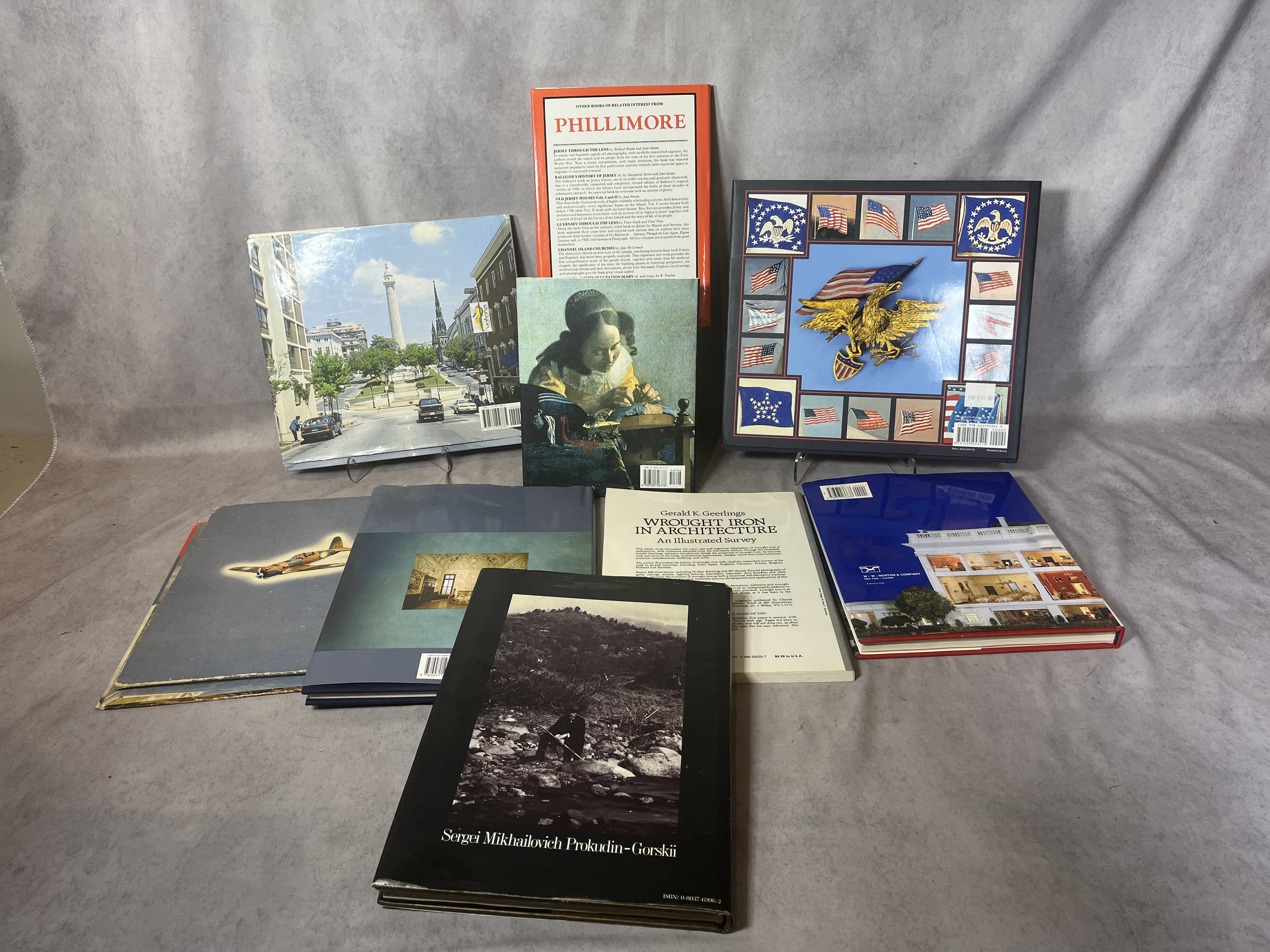 A Collection of Books on Art History, Photography, Architecture, and Aviation. Various, 1940-2009. (DJ)