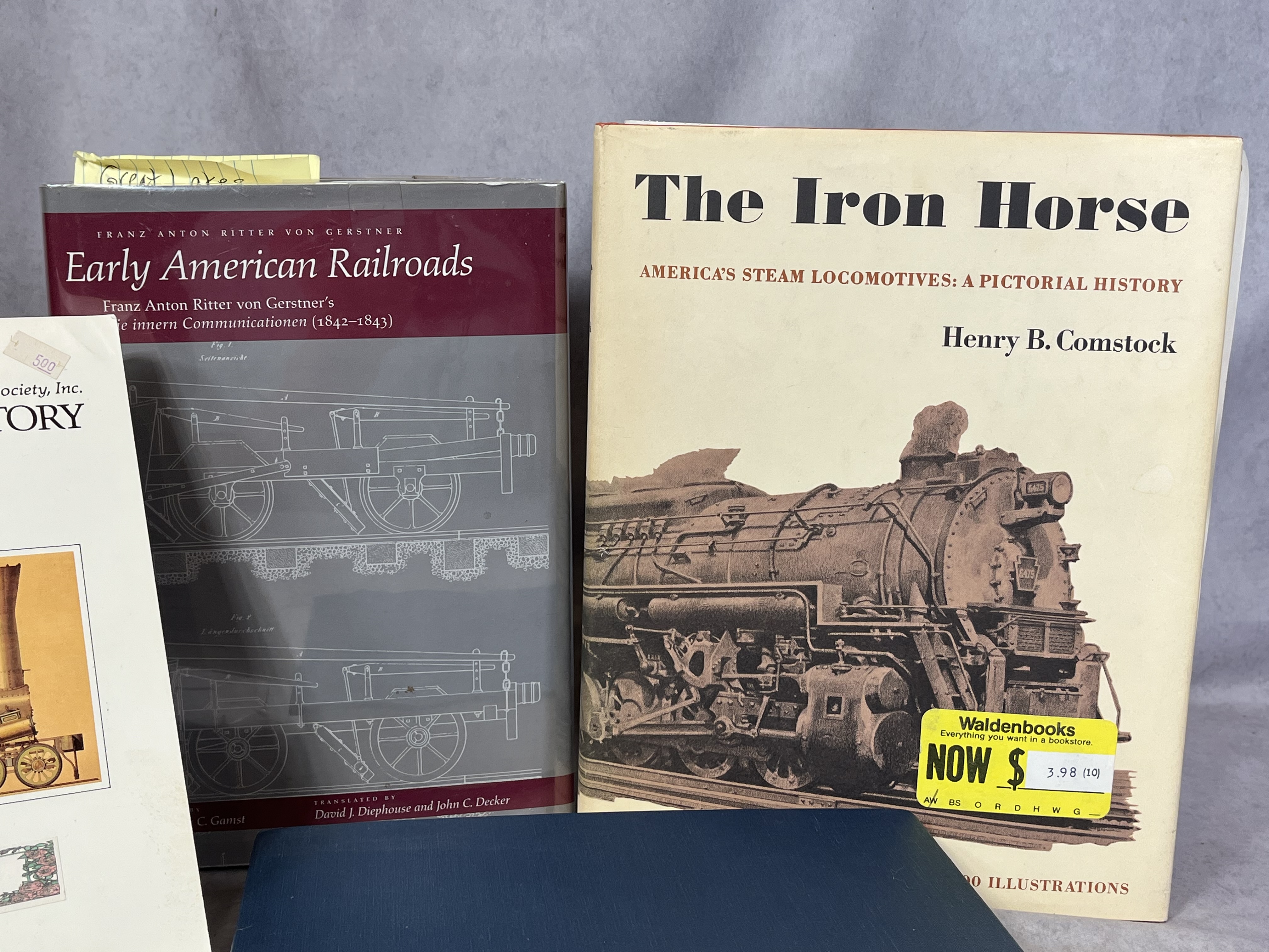 A Collection of Volumes on American and International Railroad History. (DJ)