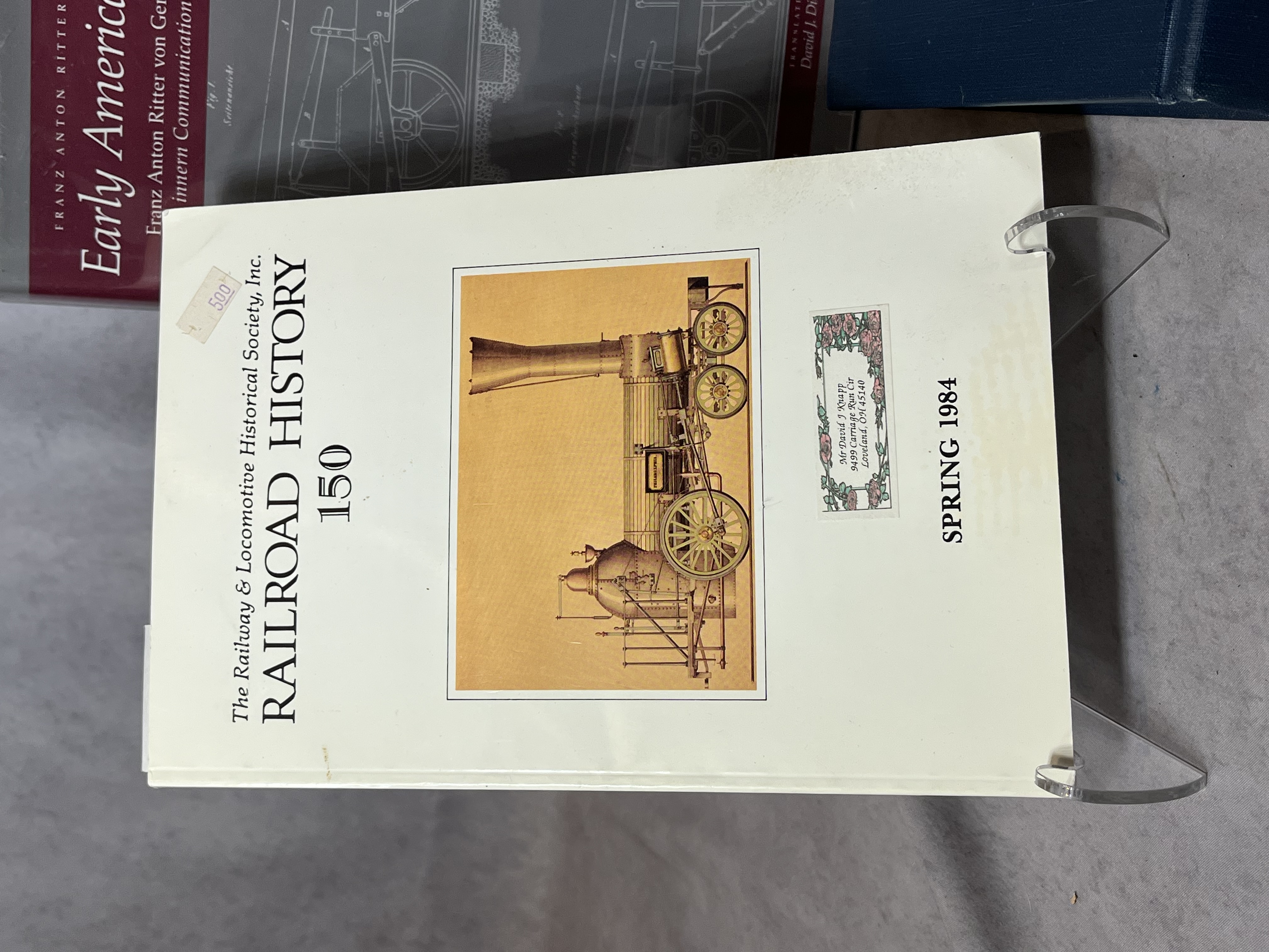 A Collection of Volumes on American and International Railroad History. (DJ)