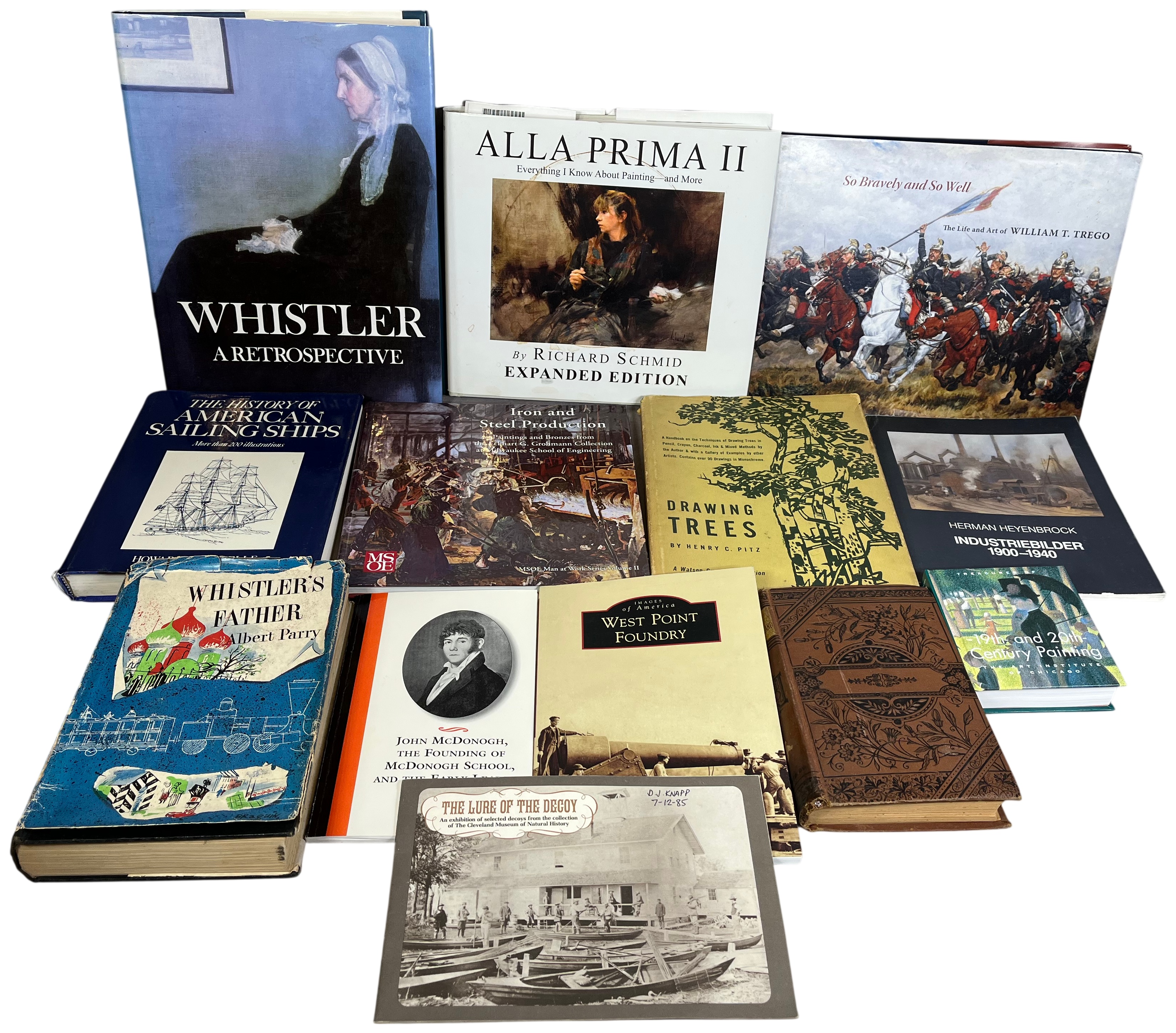 A Collection of Art, Maritime, and Industrial History Books and Ephemera (DJ)