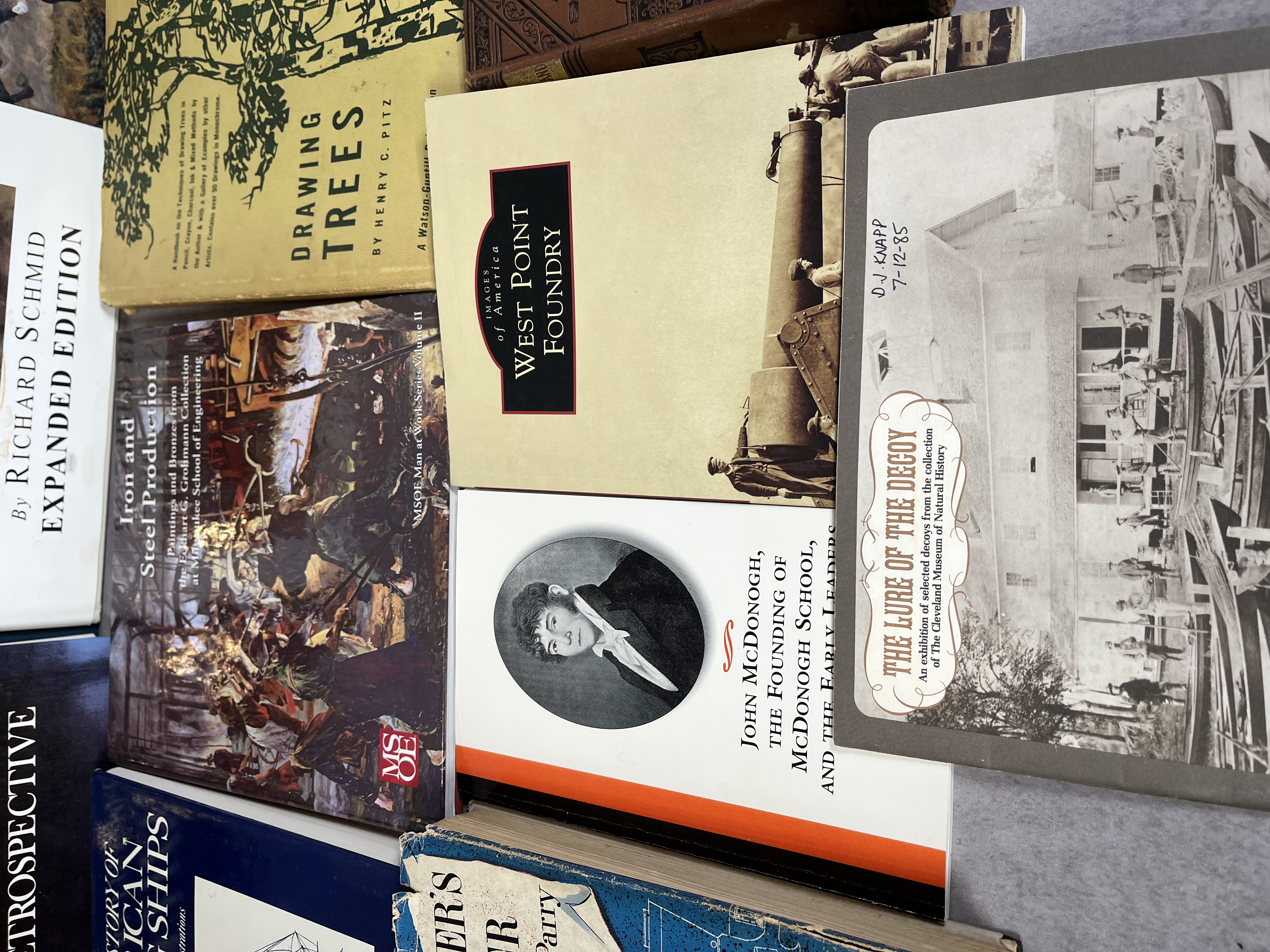 A Collection of Art, Maritime, and Industrial History Books and Ephemera (DJ)