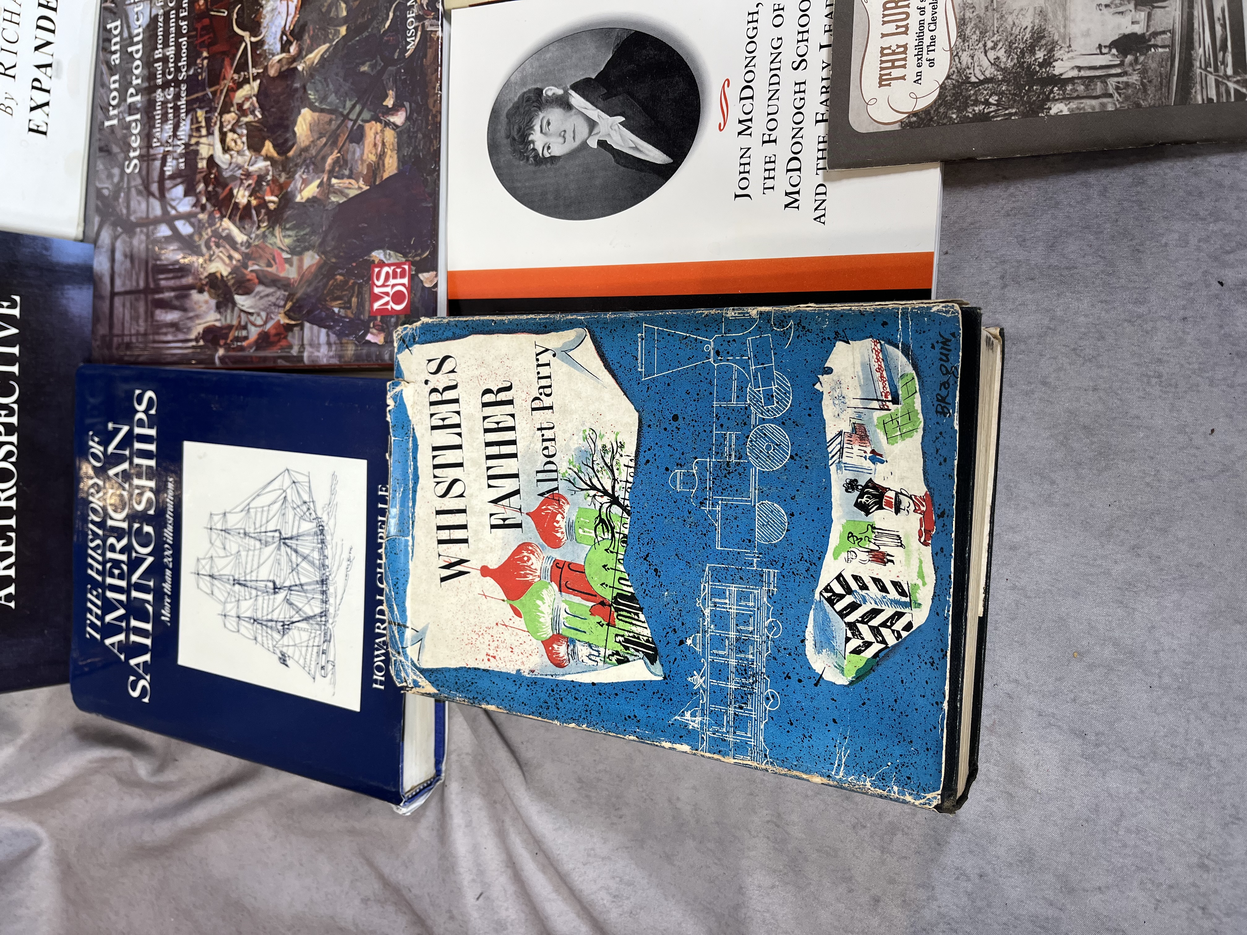 A Collection of Art, Maritime, and Industrial History Books and Ephemera (DJ)