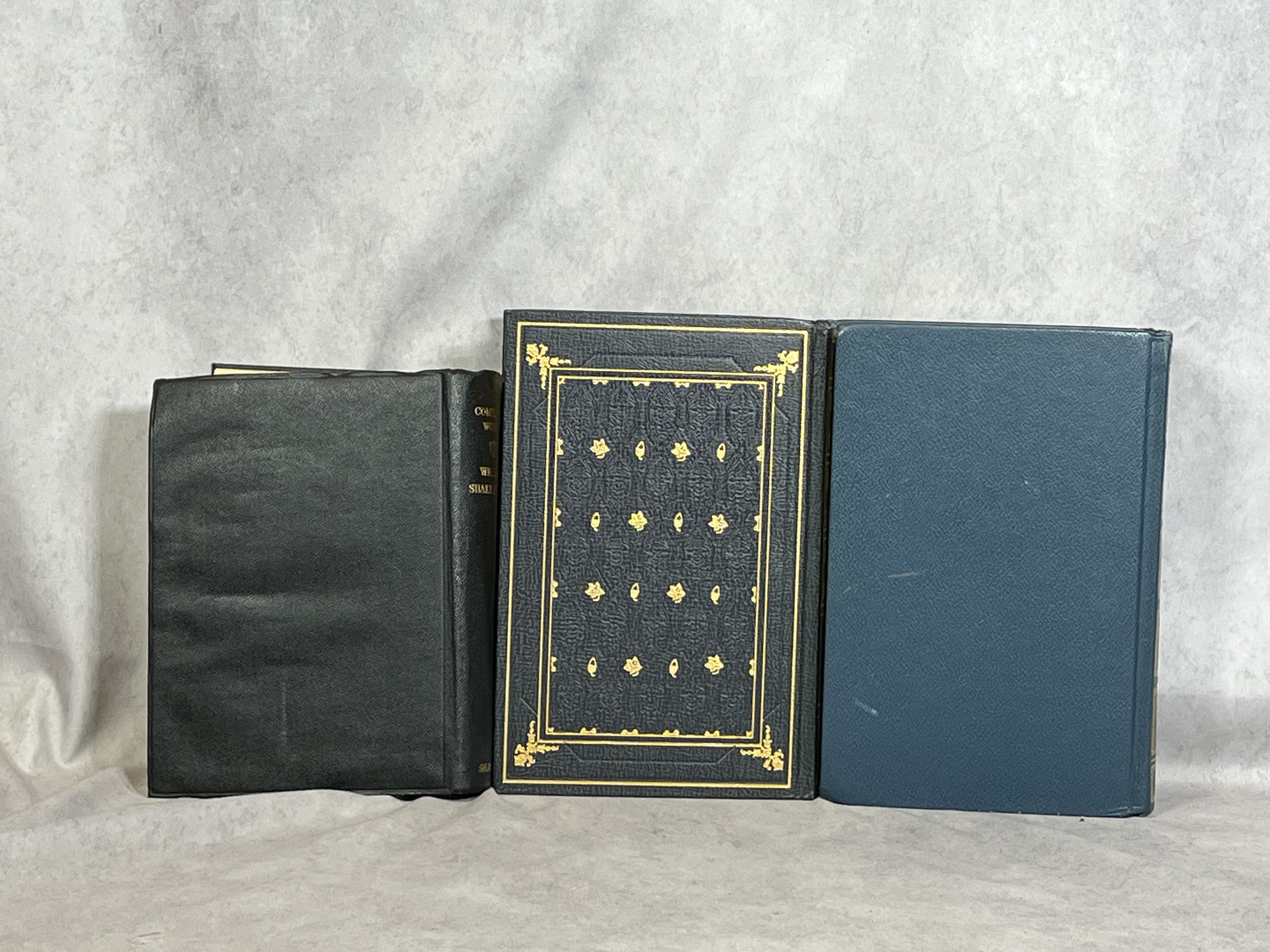 Three Volumes of Classic Literature by William Shakespeare, Margaret Mitchell, and William Thackeray