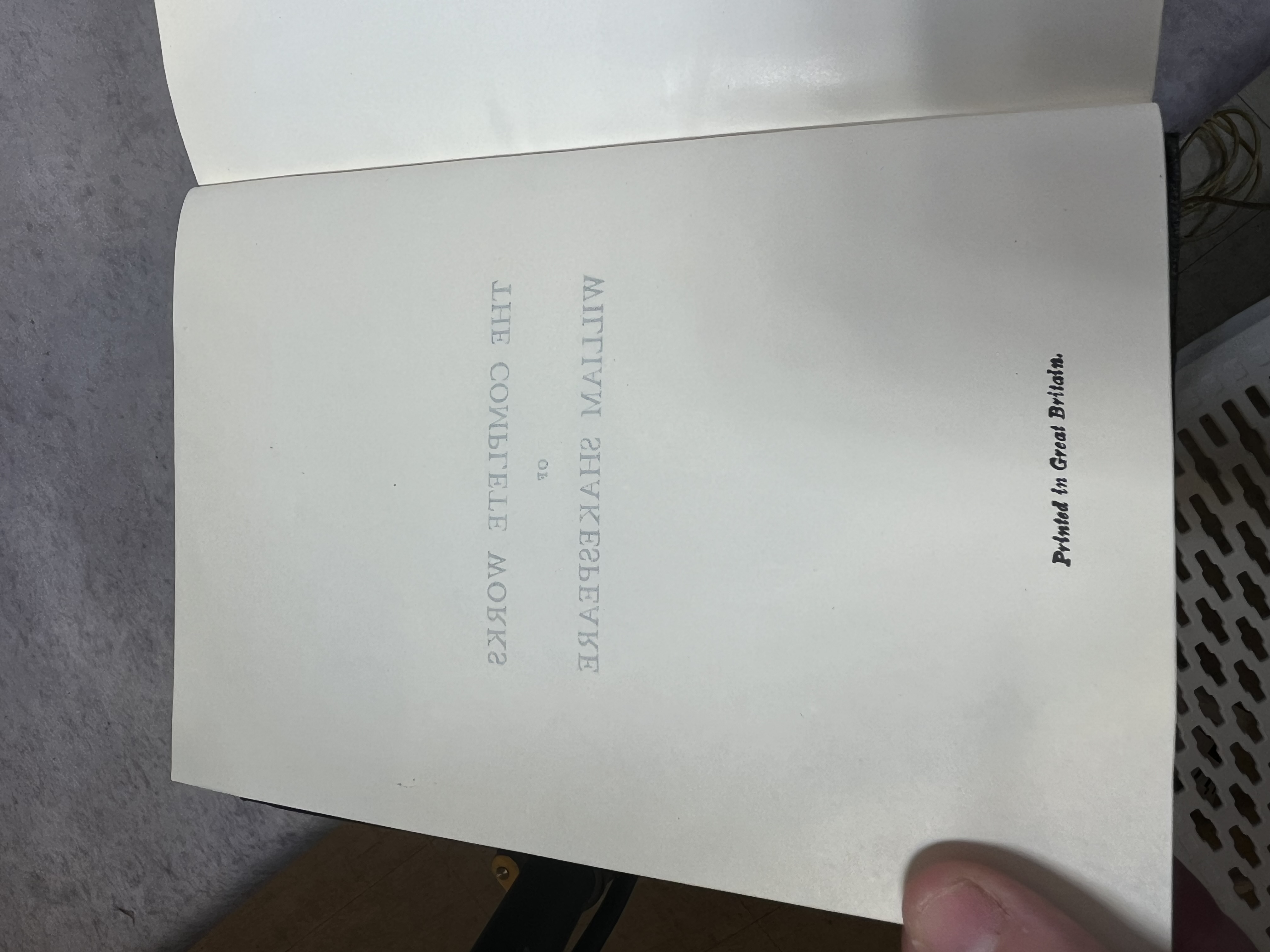Three Volumes of Classic Literature by William Shakespeare, Margaret Mitchell, and William Thackeray