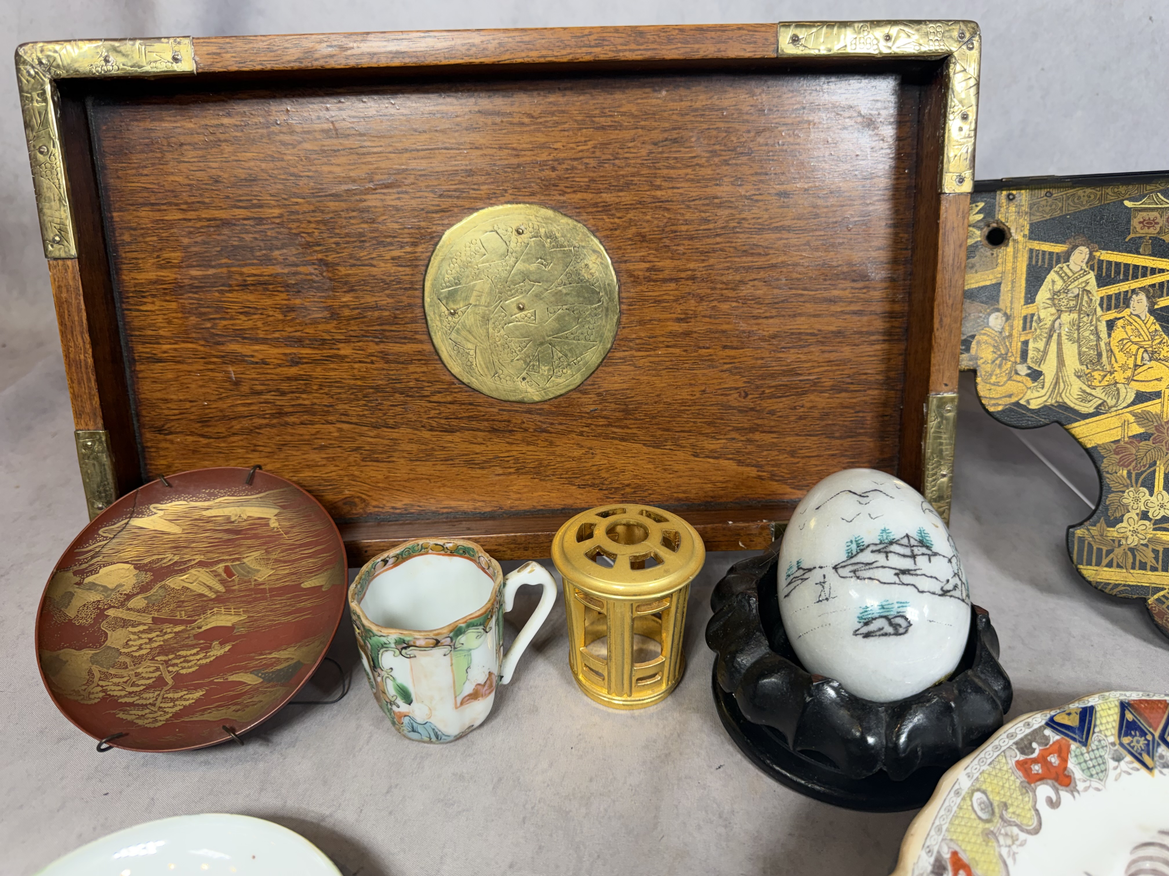 A Collection of Asian and Asian-Style Decorative Objects and Porcelain
