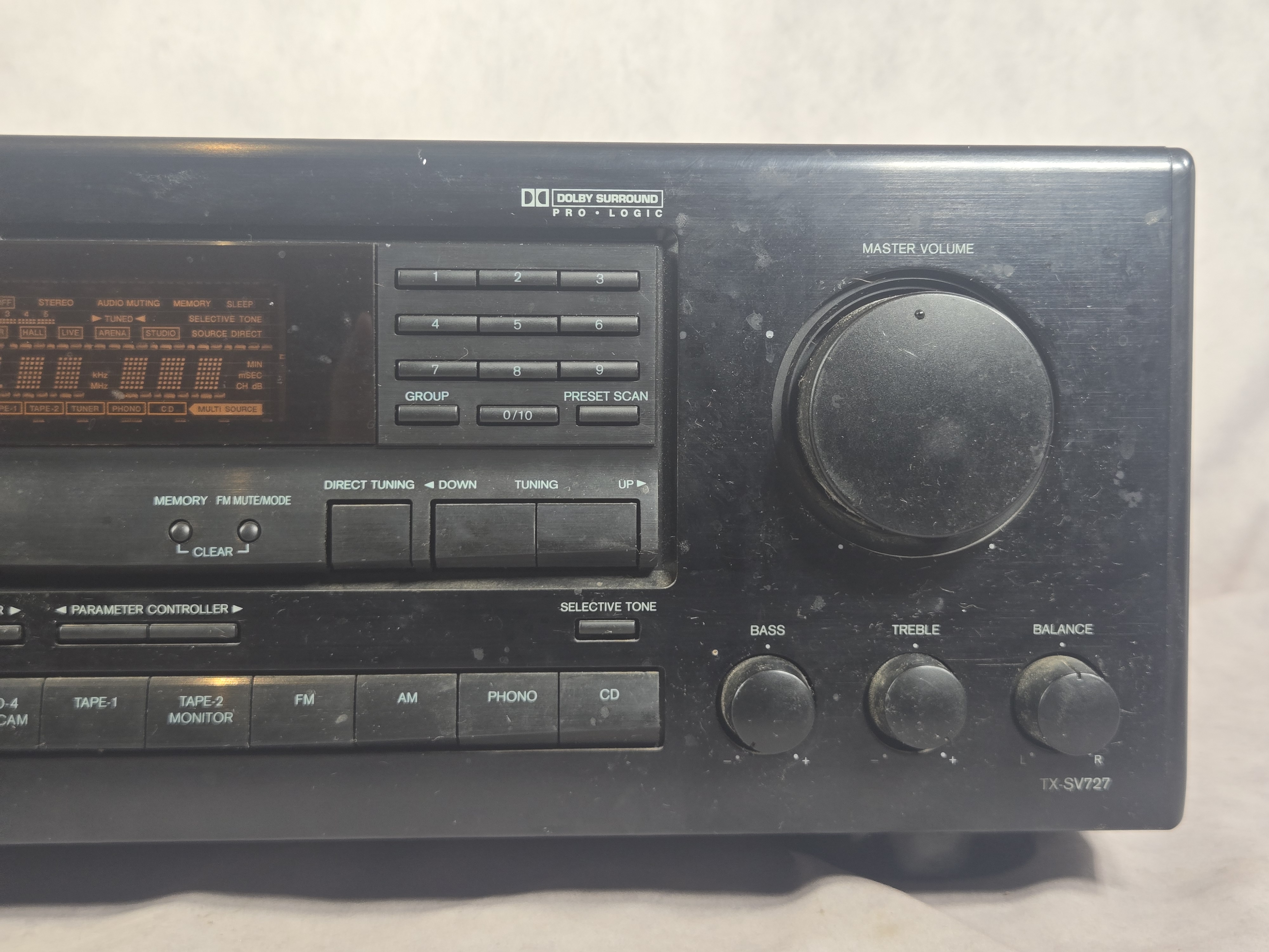 A Trio of Onkyo Vintage Audio Components Including Tape Deck and Tuner Amplifiers