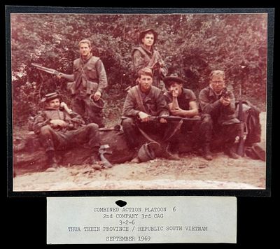The Militaria Collection of Rich Mason - USMC Compbined Action Group Vietnam Combat Veteran. The 