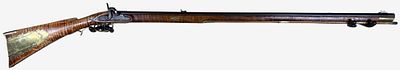 Green Mountain Pennsylvania Style Percussion Rifle .40 Caliber with 38 Inch Barrel. This 