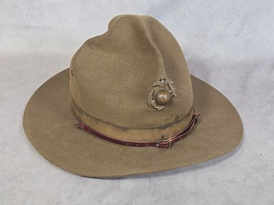 U.S. Marine Corps World War I - Interwar Era Officer's M-1912 Campaign Hat by Stetson. A United 