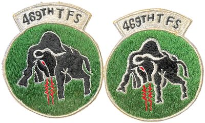 A Pair of United States Air Force 469th Tactical Fighter Squadron Vietnam War Era Theater-Made 
