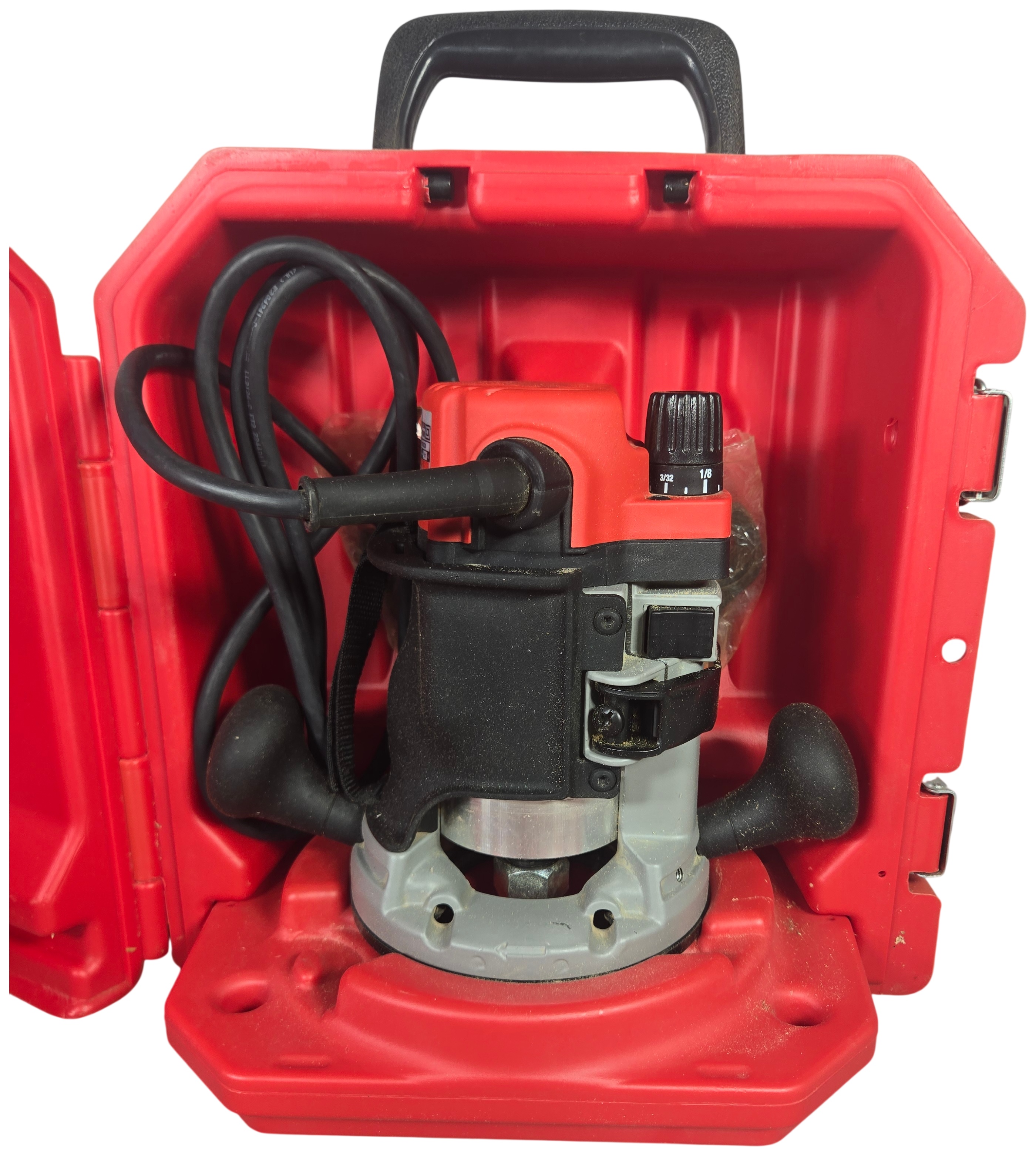 Milwaukee Model 5615-29 1.75 HP BodyGrip Fixed-Base Router with Carrying Case