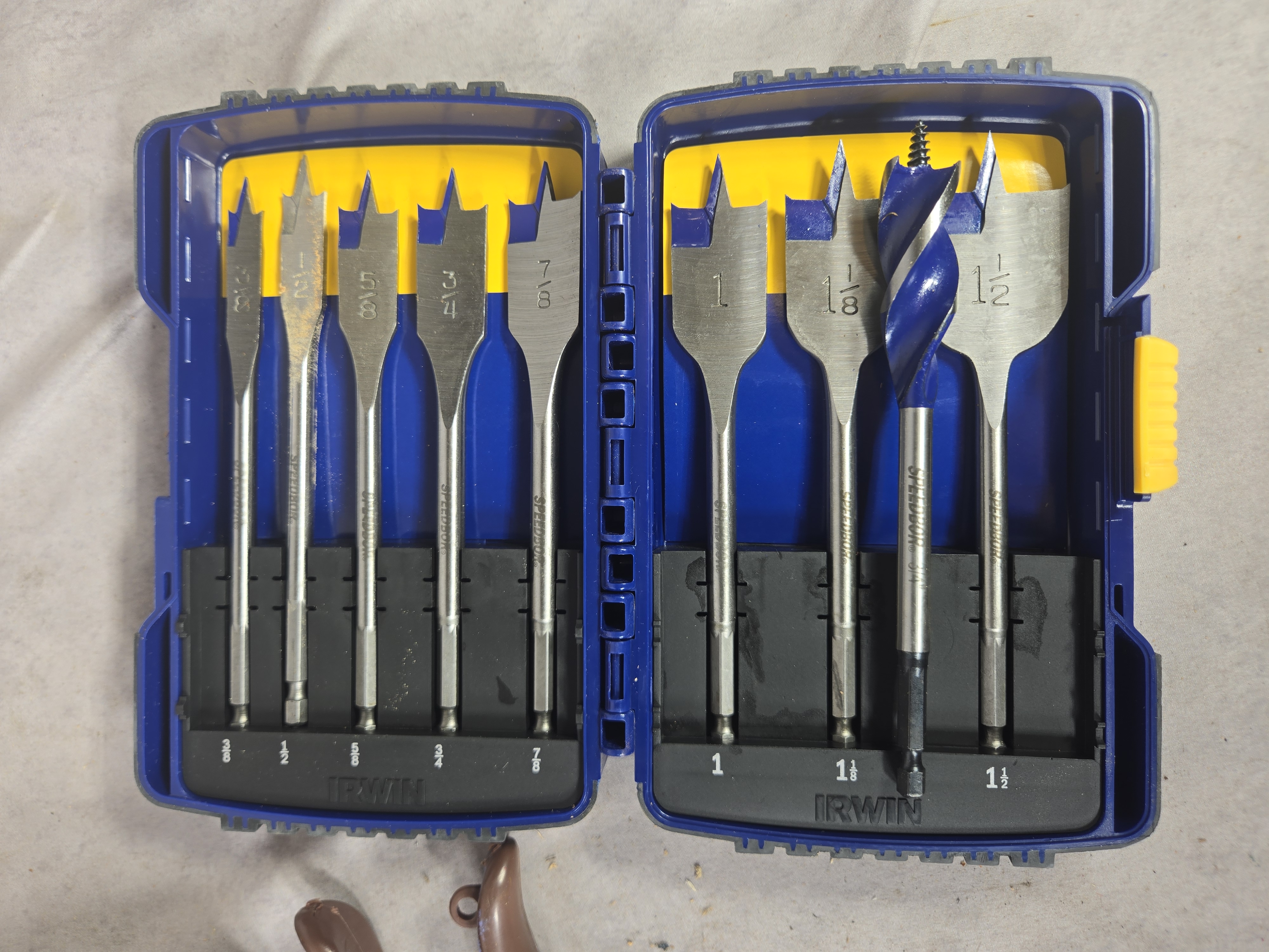 An Assortment of Workshop Hand Tools and Accessories Including Ryobi, Irwin, and Wiss