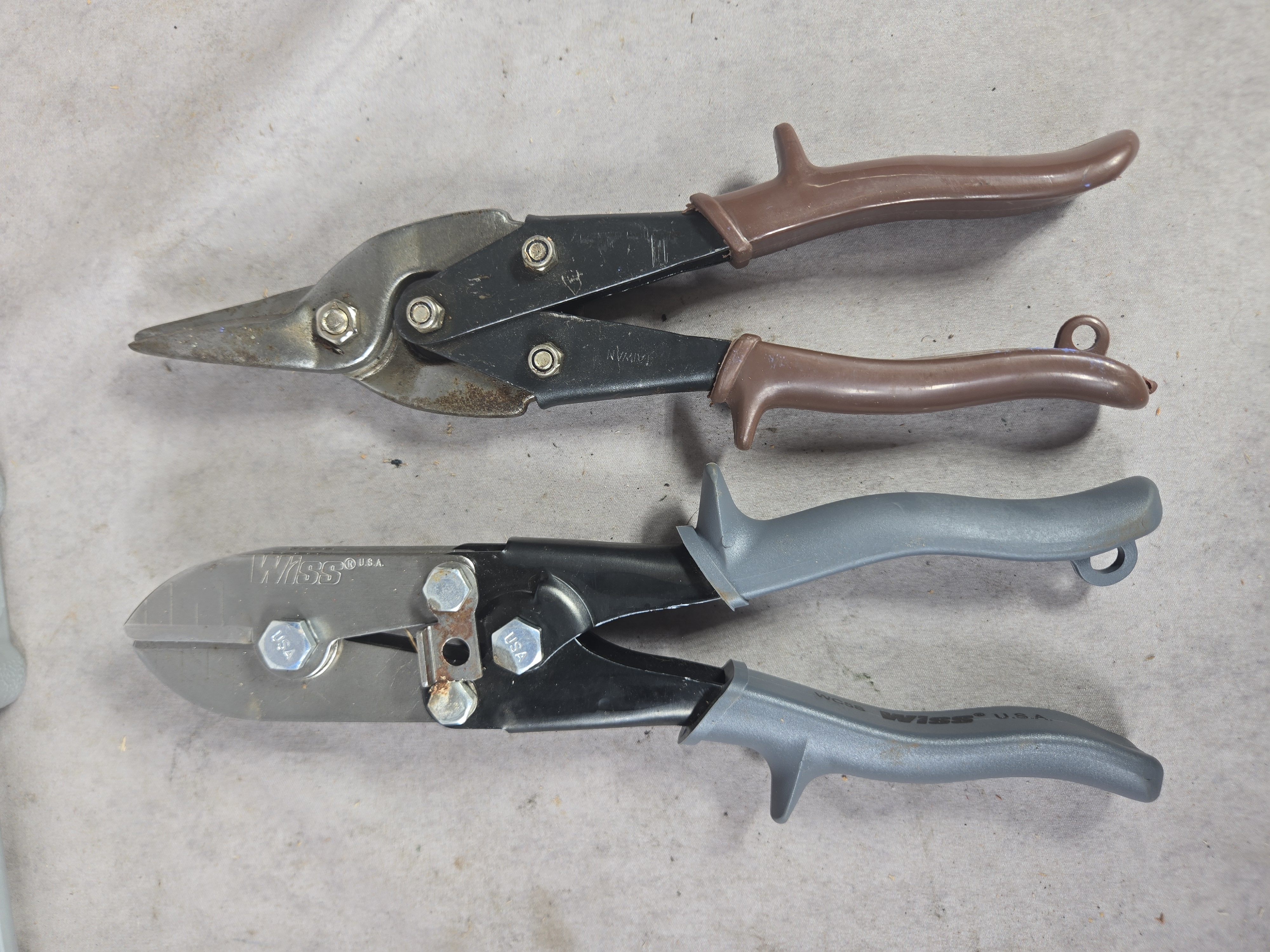 An Assortment of Workshop Hand Tools and Accessories Including Ryobi, Irwin, and Wiss