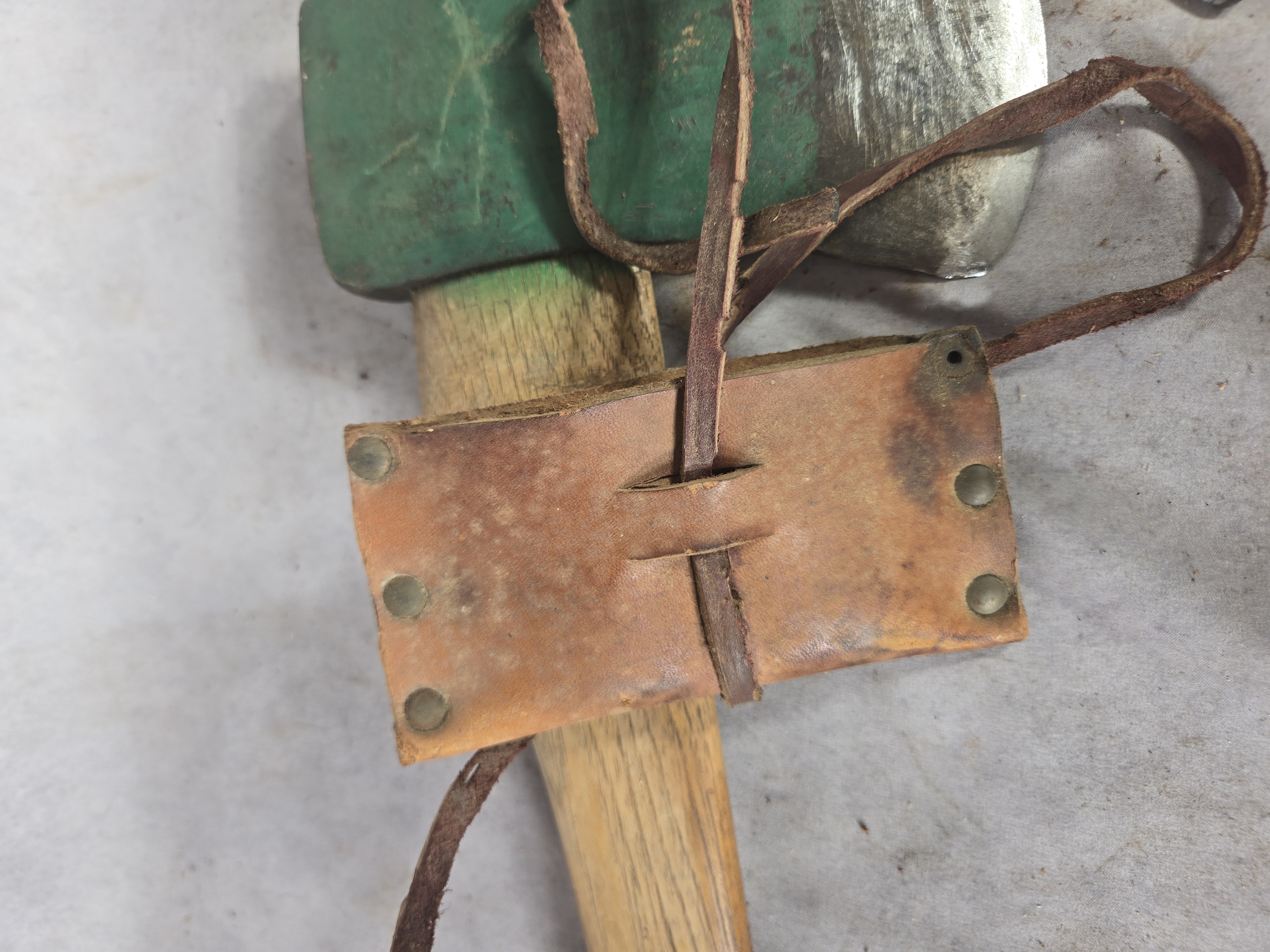 A Pair of Vintage Single-Bit Axes including a Genuine Norlund Camp Axe and a Large Felling Axe