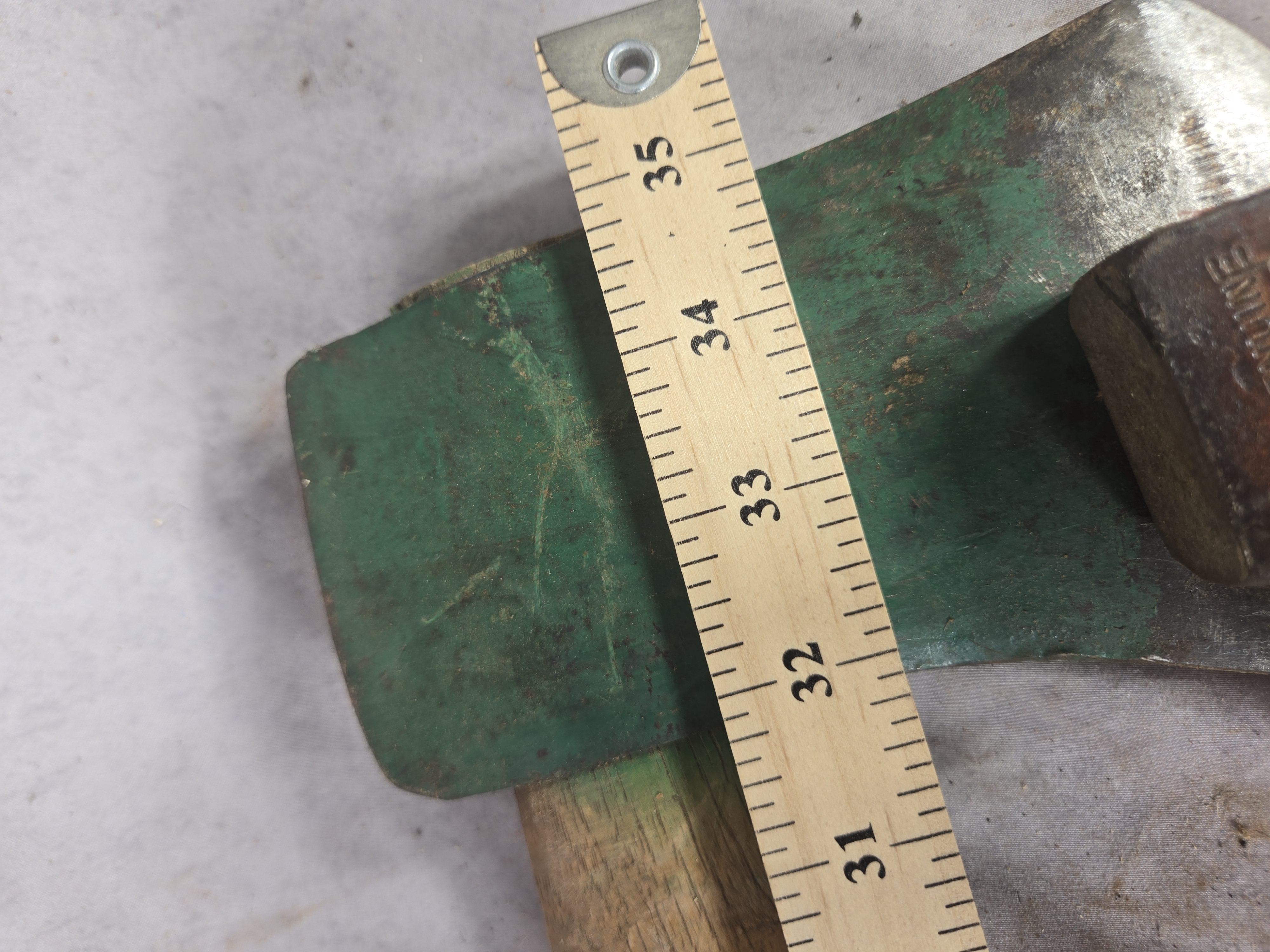 A Pair of Vintage Single-Bit Axes including a Genuine Norlund Camp Axe and a Large Felling Axe