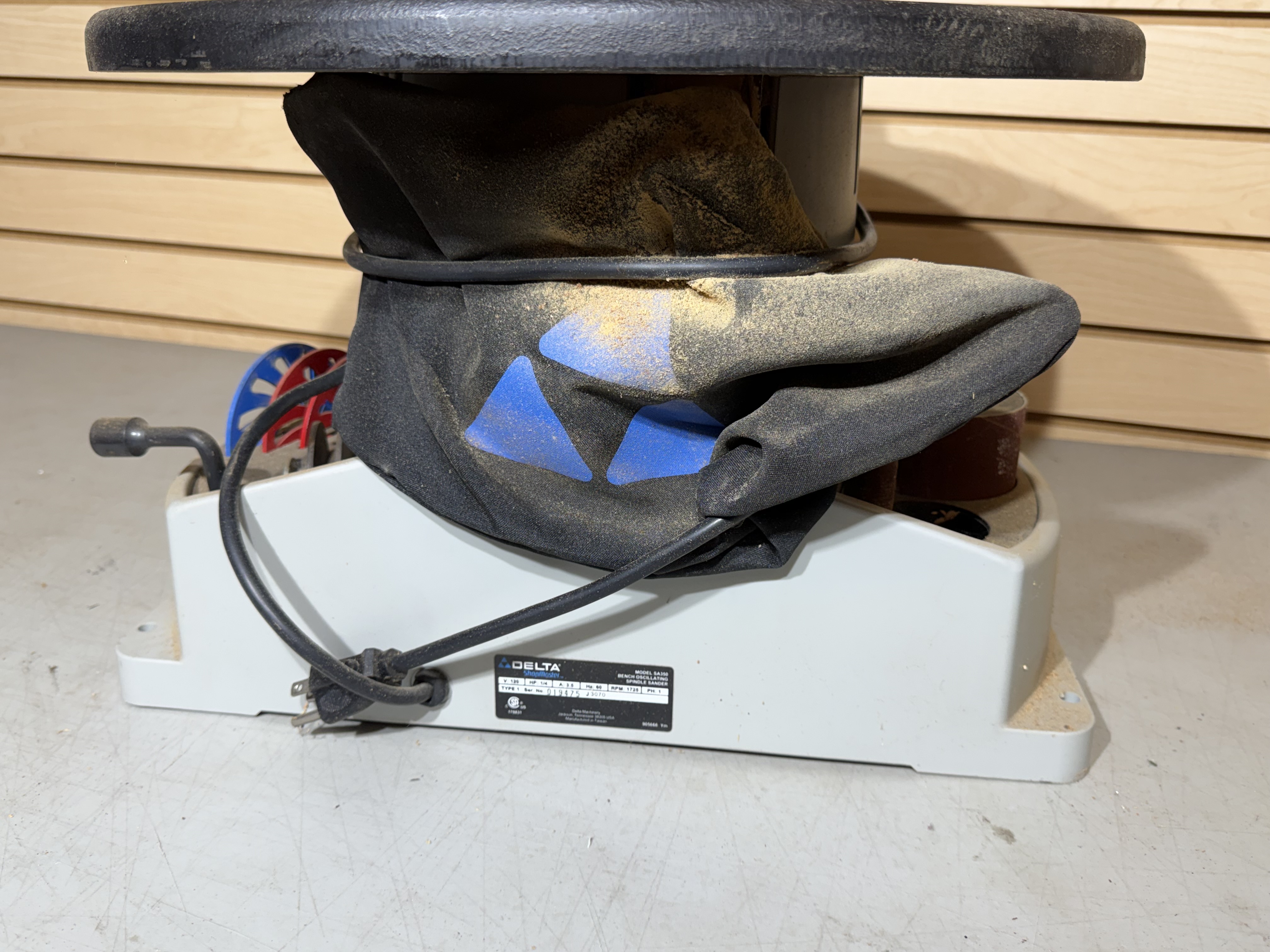 Delta ShopMaster B.O.S.S. Model SA350 Bench Oscillating Spindle Sander