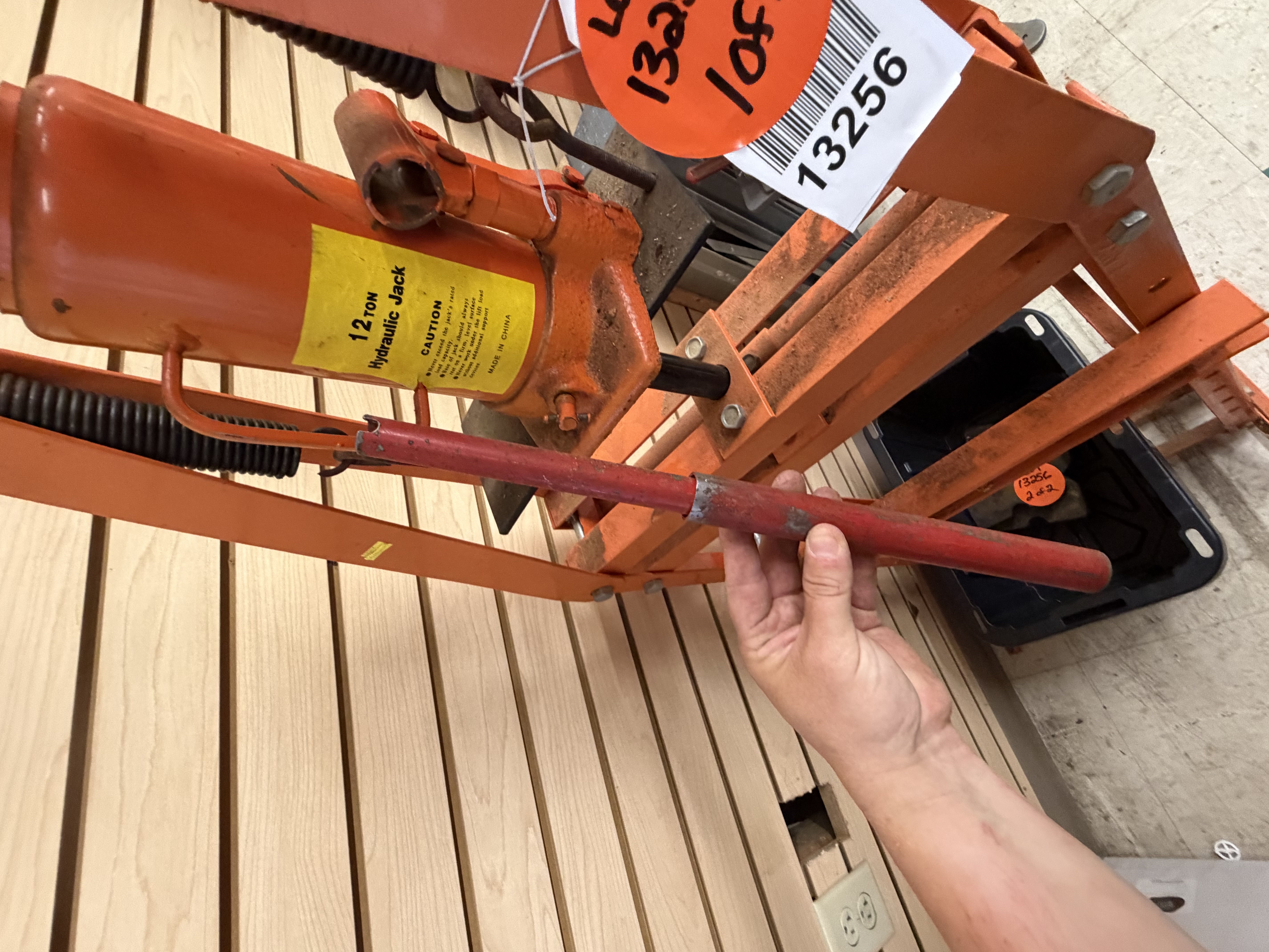 Central Hydraulics 12-Ton Shop Press Model S-1667