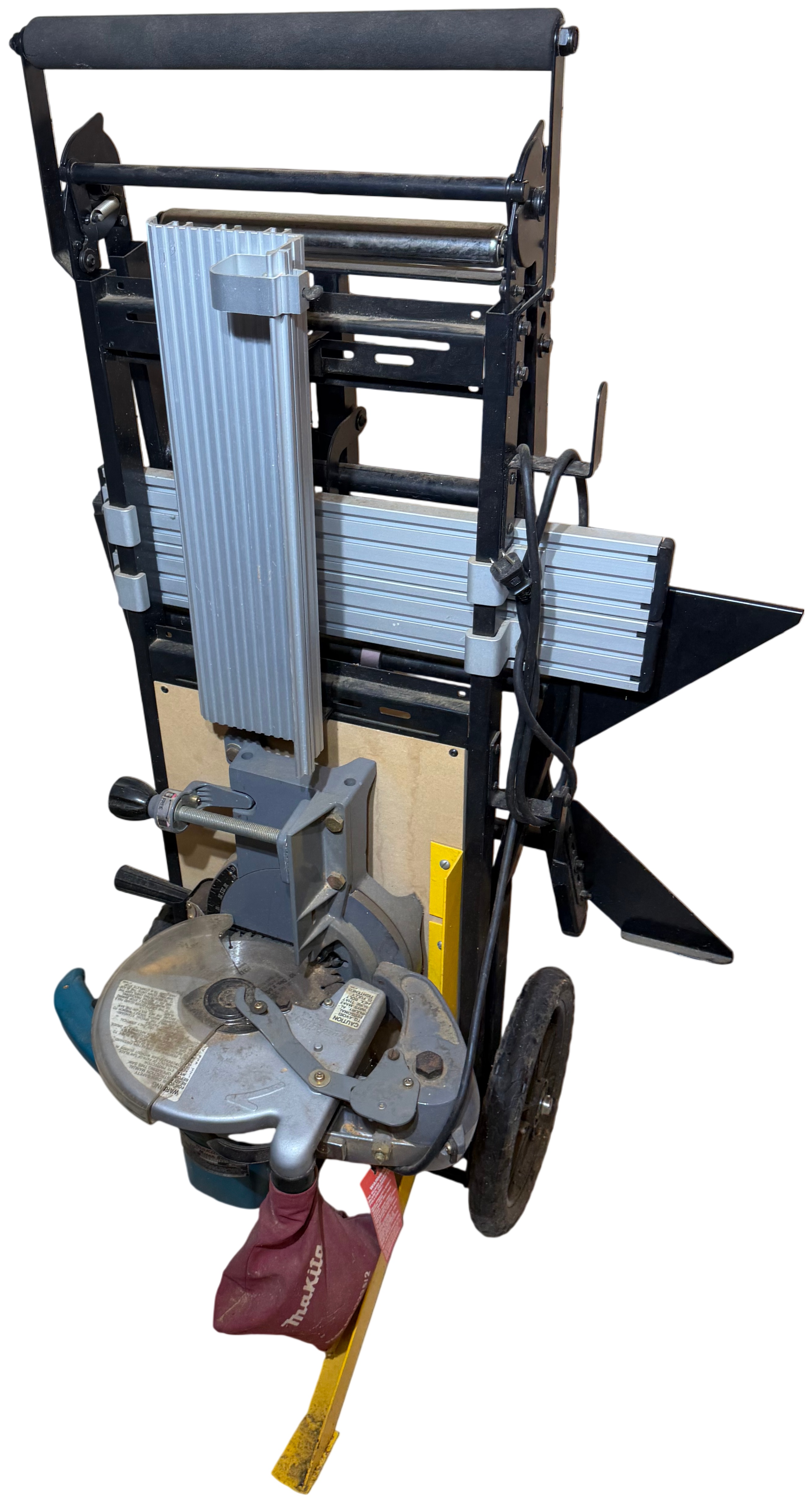 Makita Model LS1020 10-Inch Miter Saw on a Delta Universal Miter Saw Stand