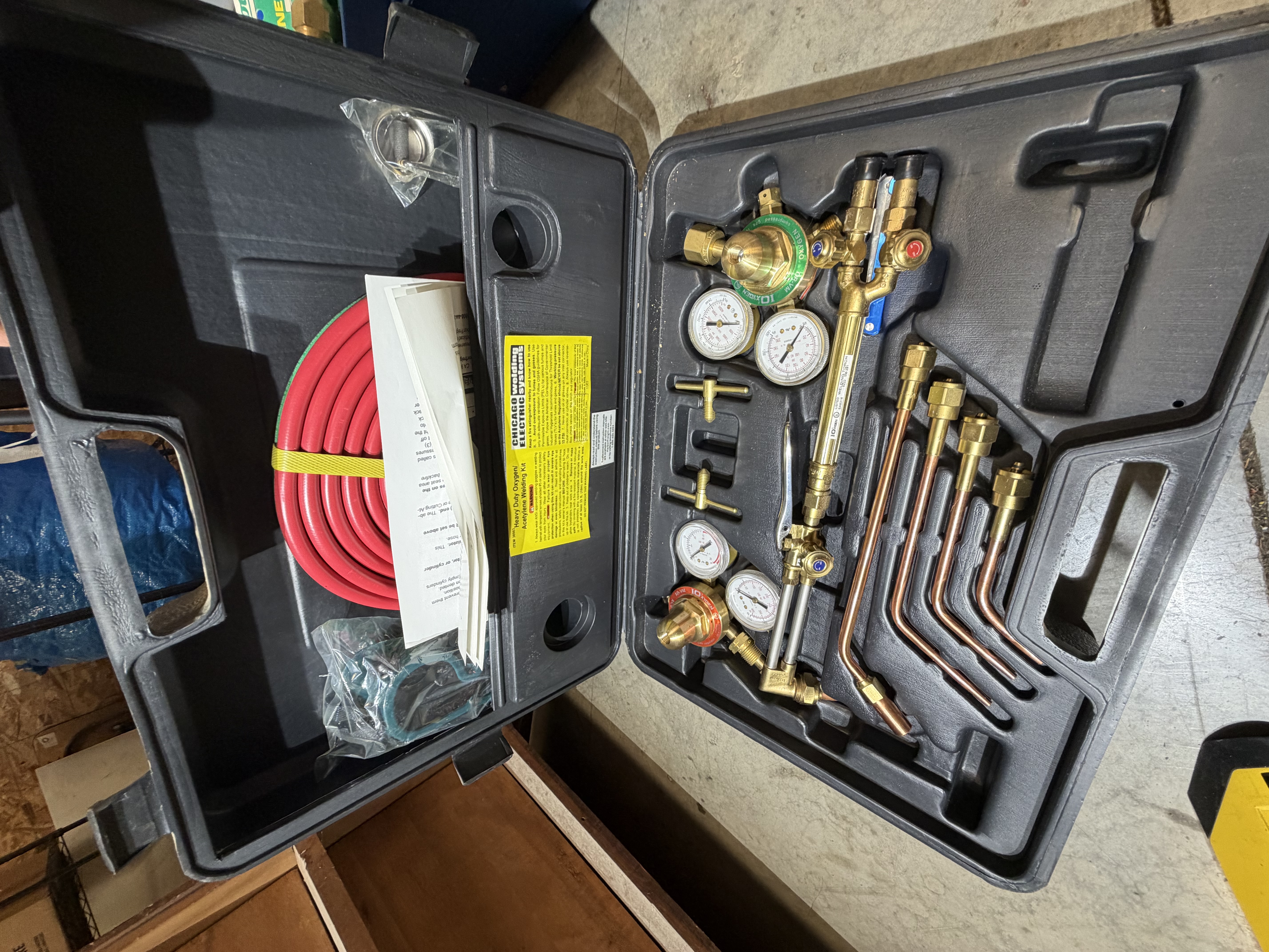 A Group of Industrial Welding and Soldering Equipment Featuring a Lincoln Electric AC-225-S Arc Welder